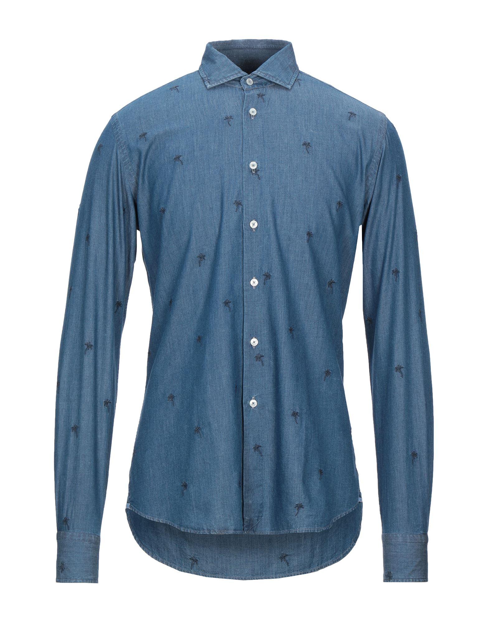 Chemise Coton Tintoria Mattei 954 pour homme en coloris Gris Homme Vêtements Chemises Chemises casual et boutonnées 