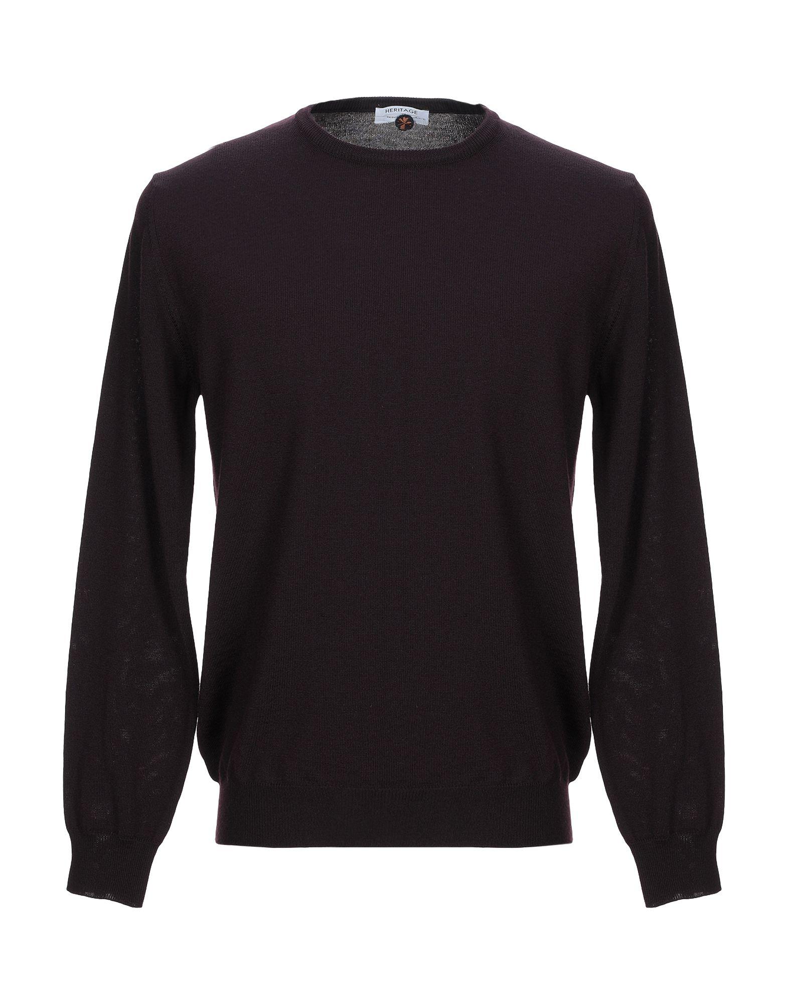 Heritage Wool Sweater in Dark Purple (Purple) for Men - Lyst