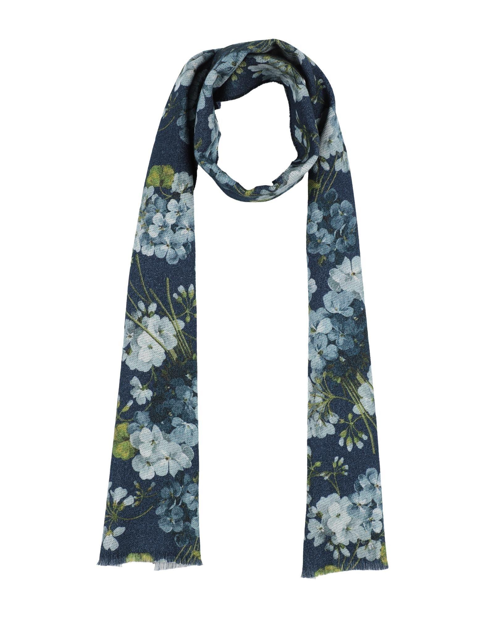 Gucci Flannel Scarf in Dark Blue (Blue) Lyst