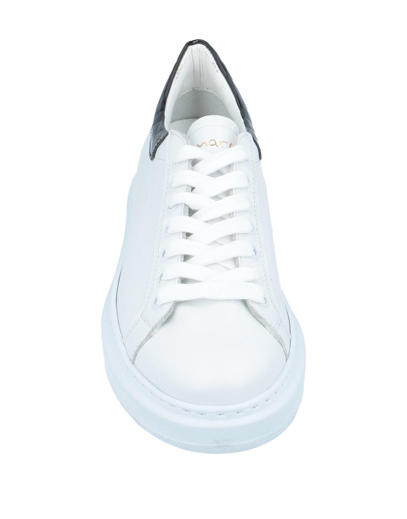 Lemarè Leather Trainers in White - Lyst