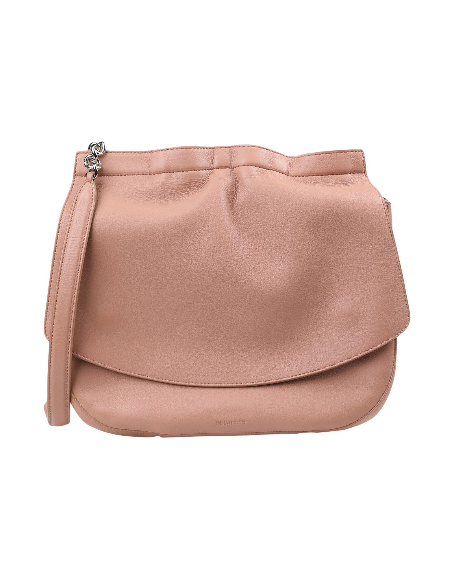 Jil Sander Leather Shoulder Bag in Pink - Lyst
