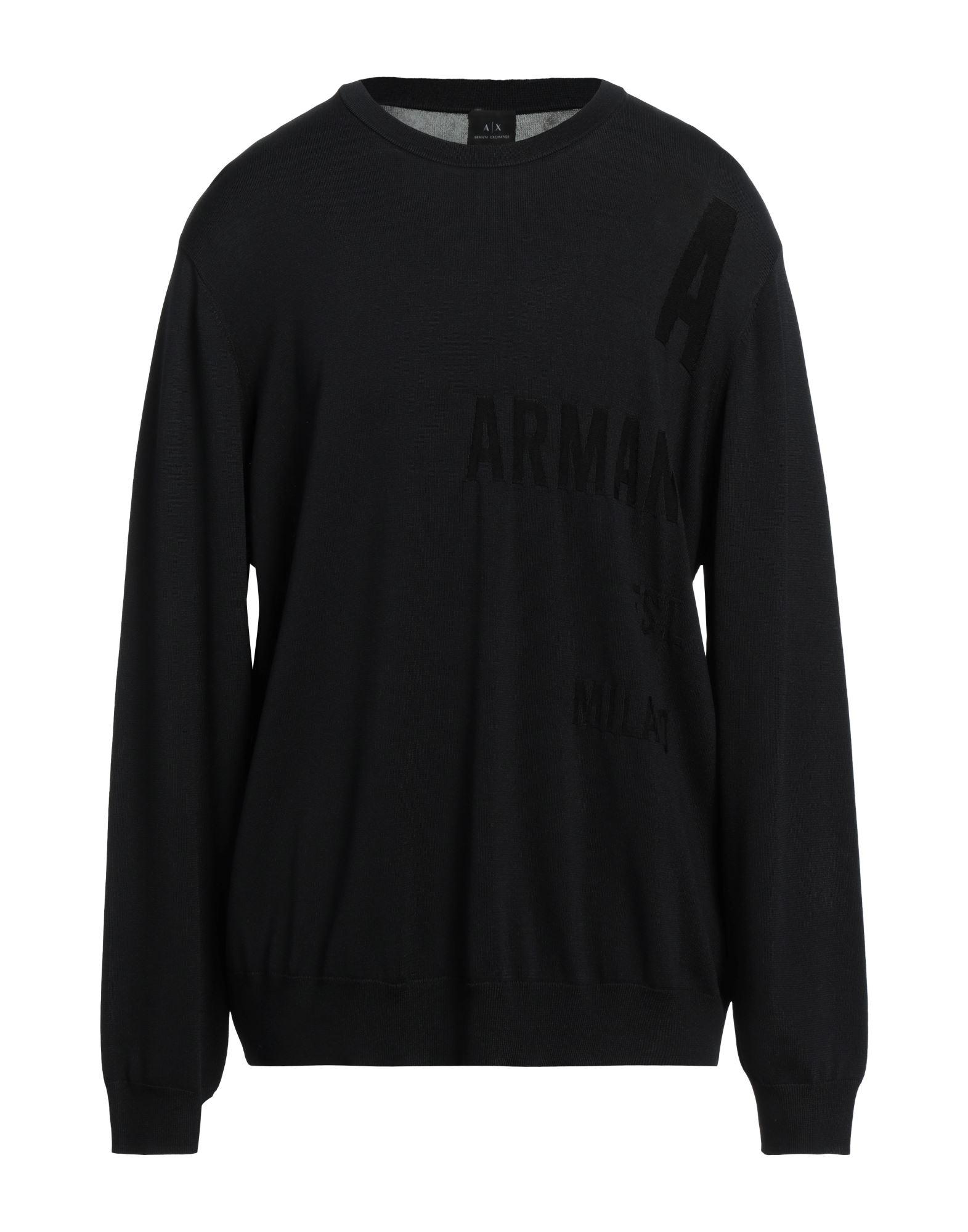 Armani exchange 2024 black sweatshirt