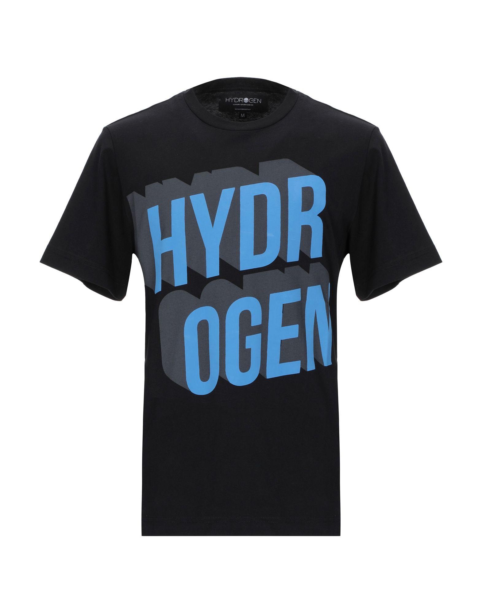 Hydrogen Cotton T-shirt in Black for Men - Lyst