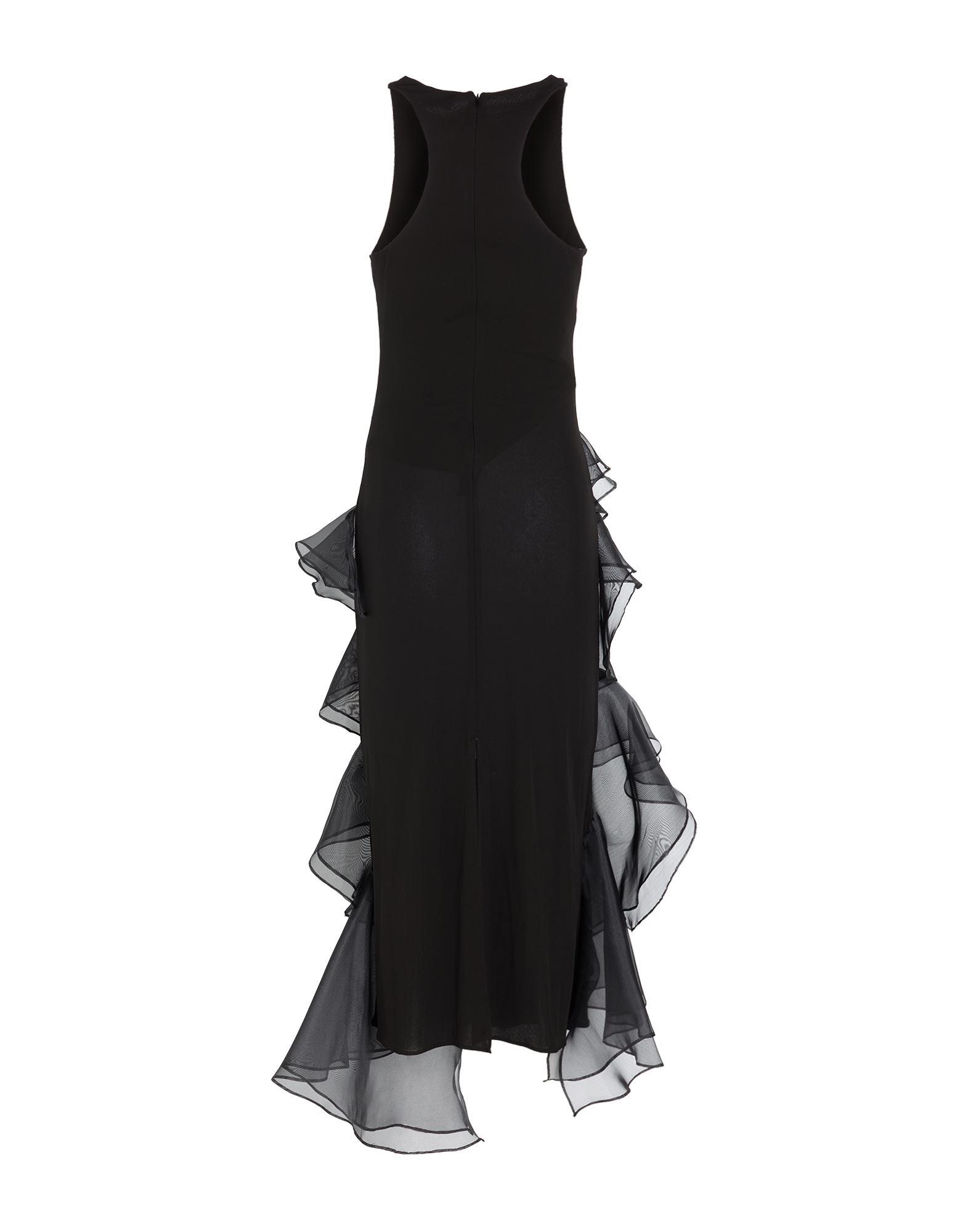 パーティードレス Rochas Draping Neckline Dress Halter Neck A-Line Gown with Tiered Skirt 43169 | Jovani