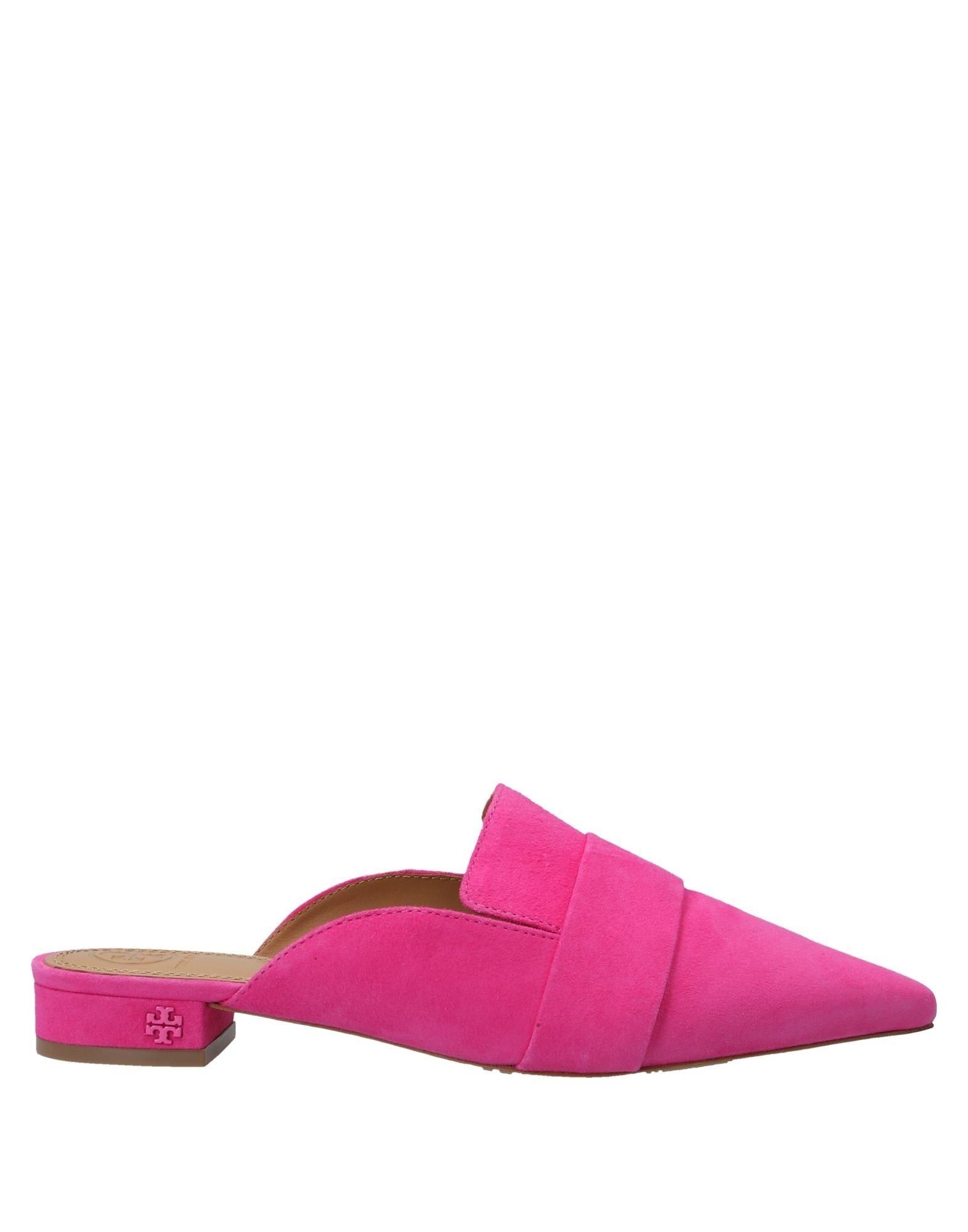 tory burch suede mules