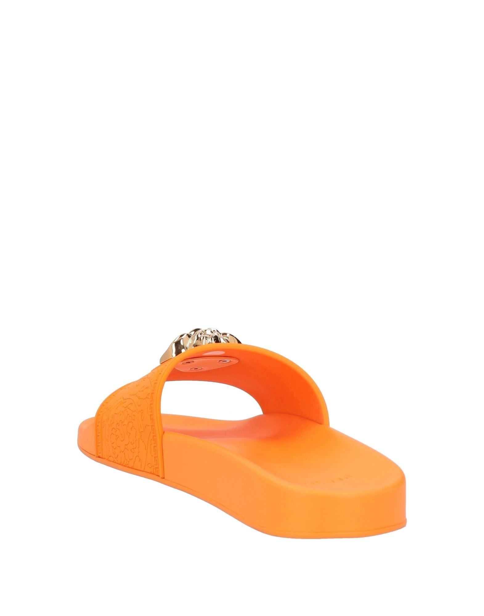 Versace Sandals in Orange | Lyst