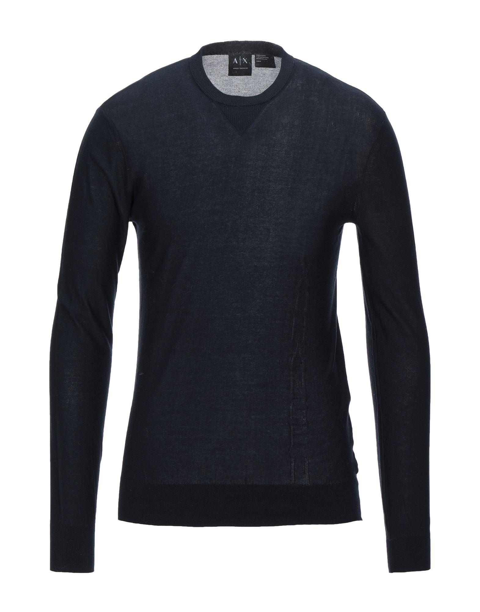 blue armani jumper