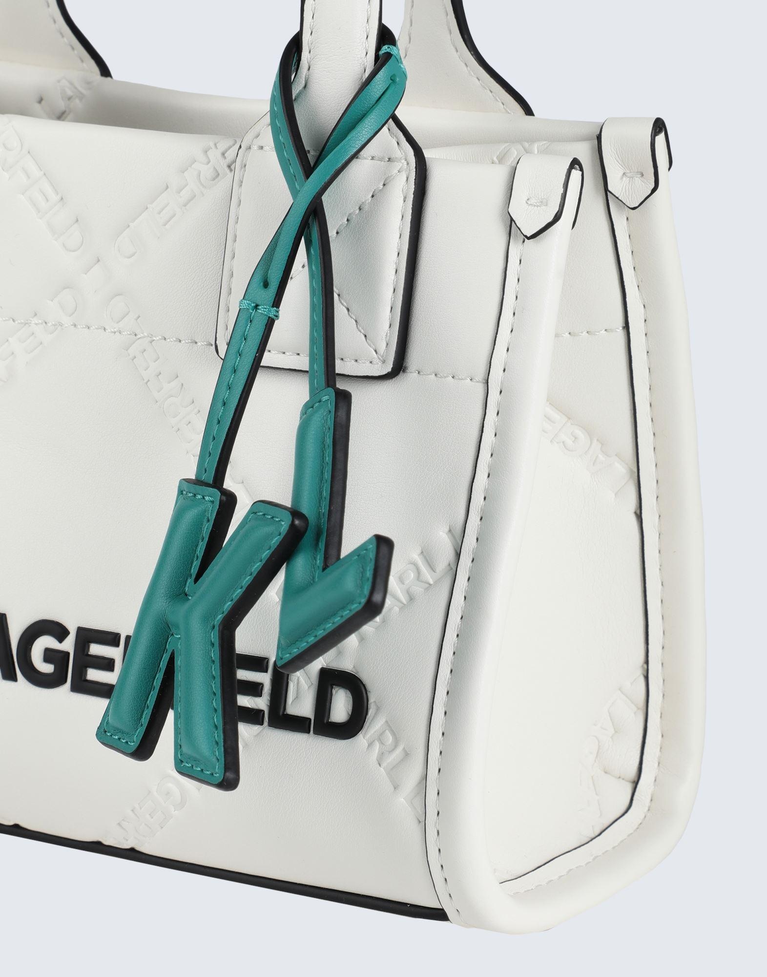 Karl Lagerfeld Handbag in White | Lyst