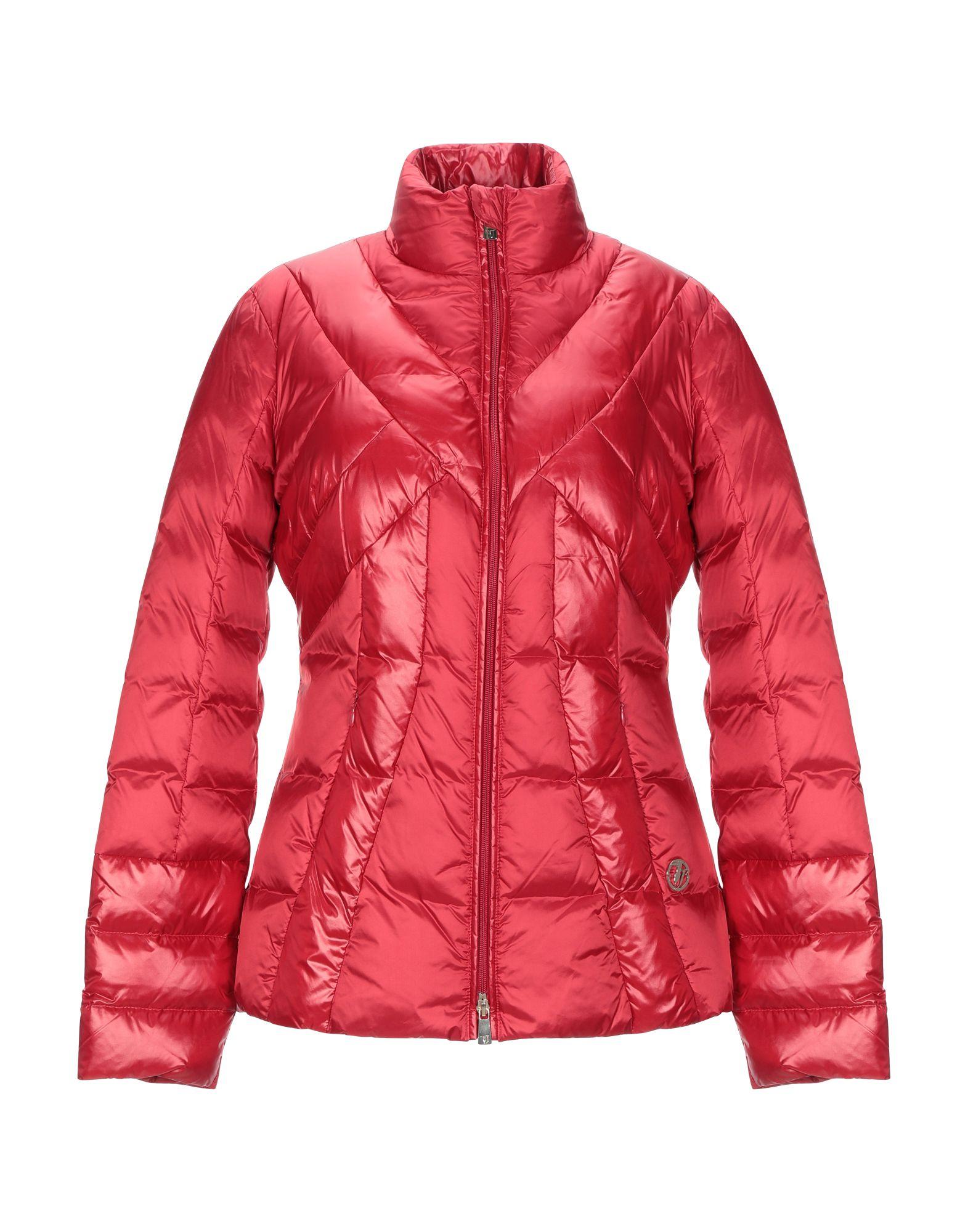 Trussardi Synthetic Down Jacket in Red Lyst