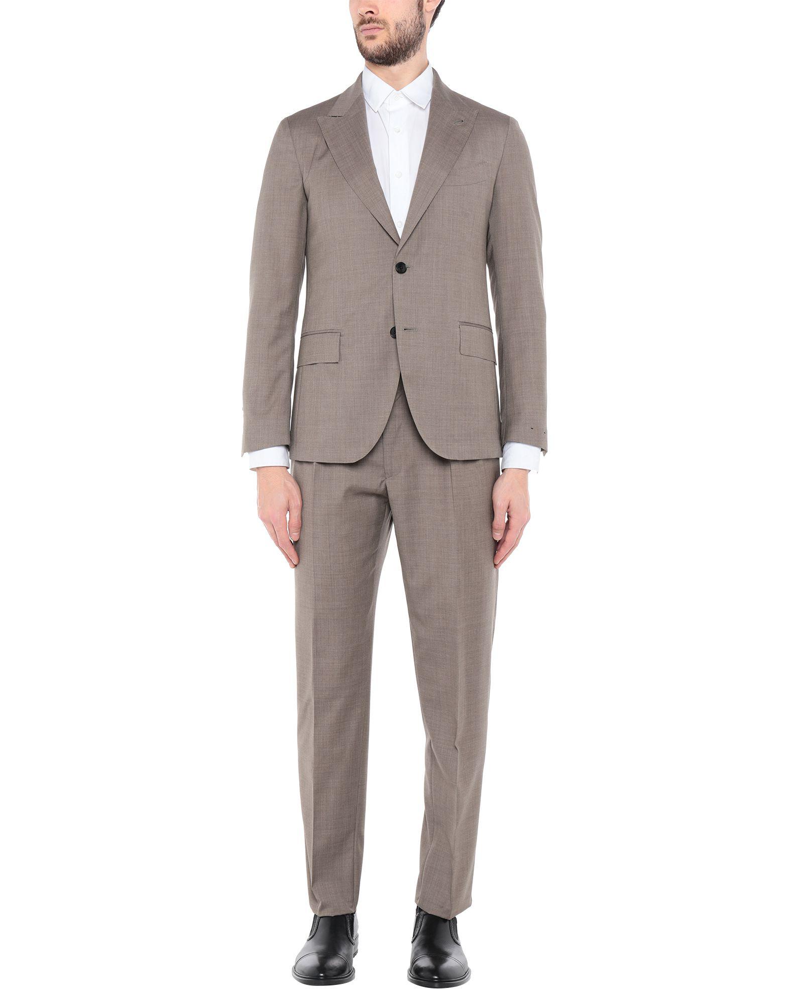 Gabriele Pasini Wool Suit in Camel (Gray) for Men - Lyst