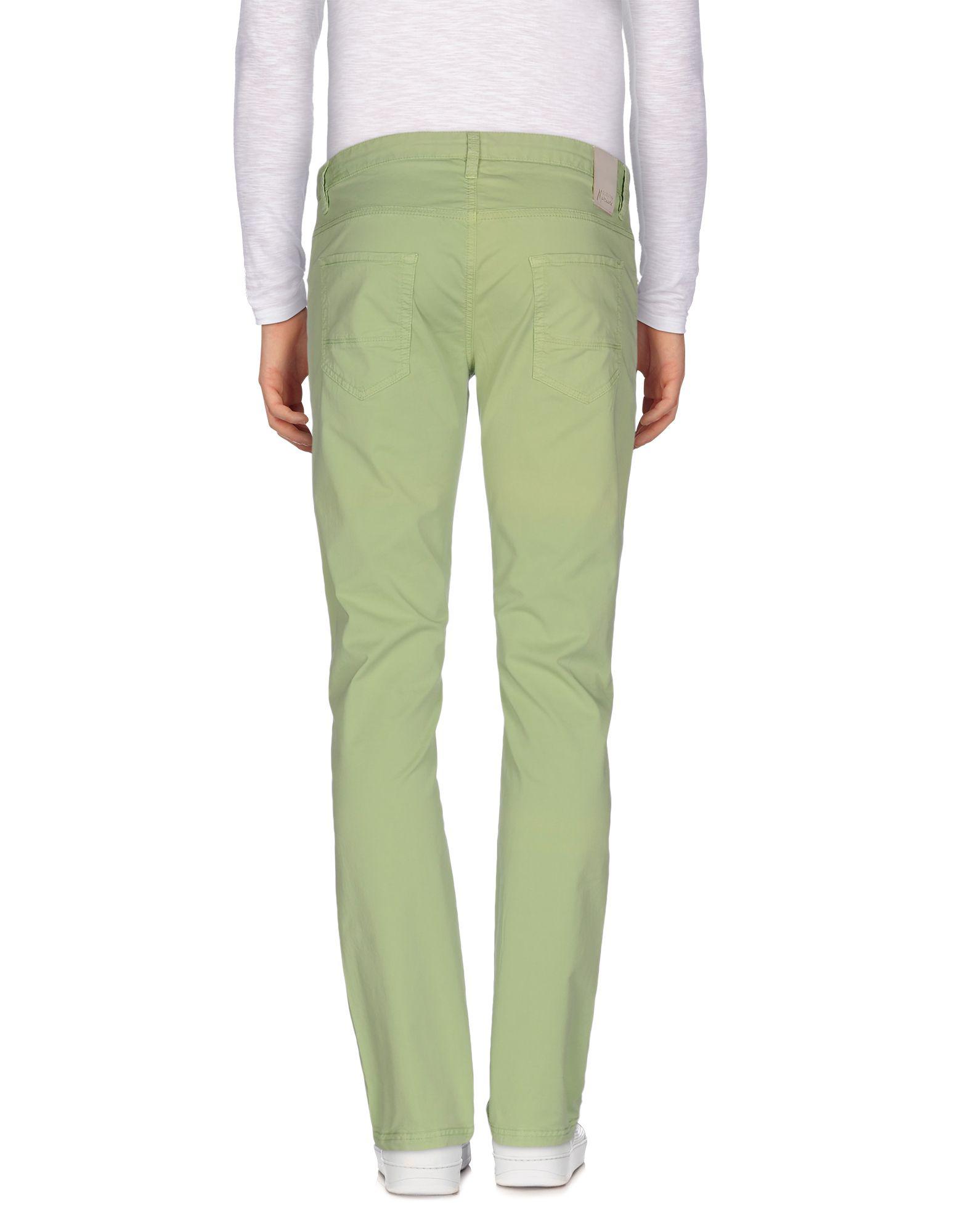 Guess Cotton Casual Pants in Light Green (Green) for Men Lyst