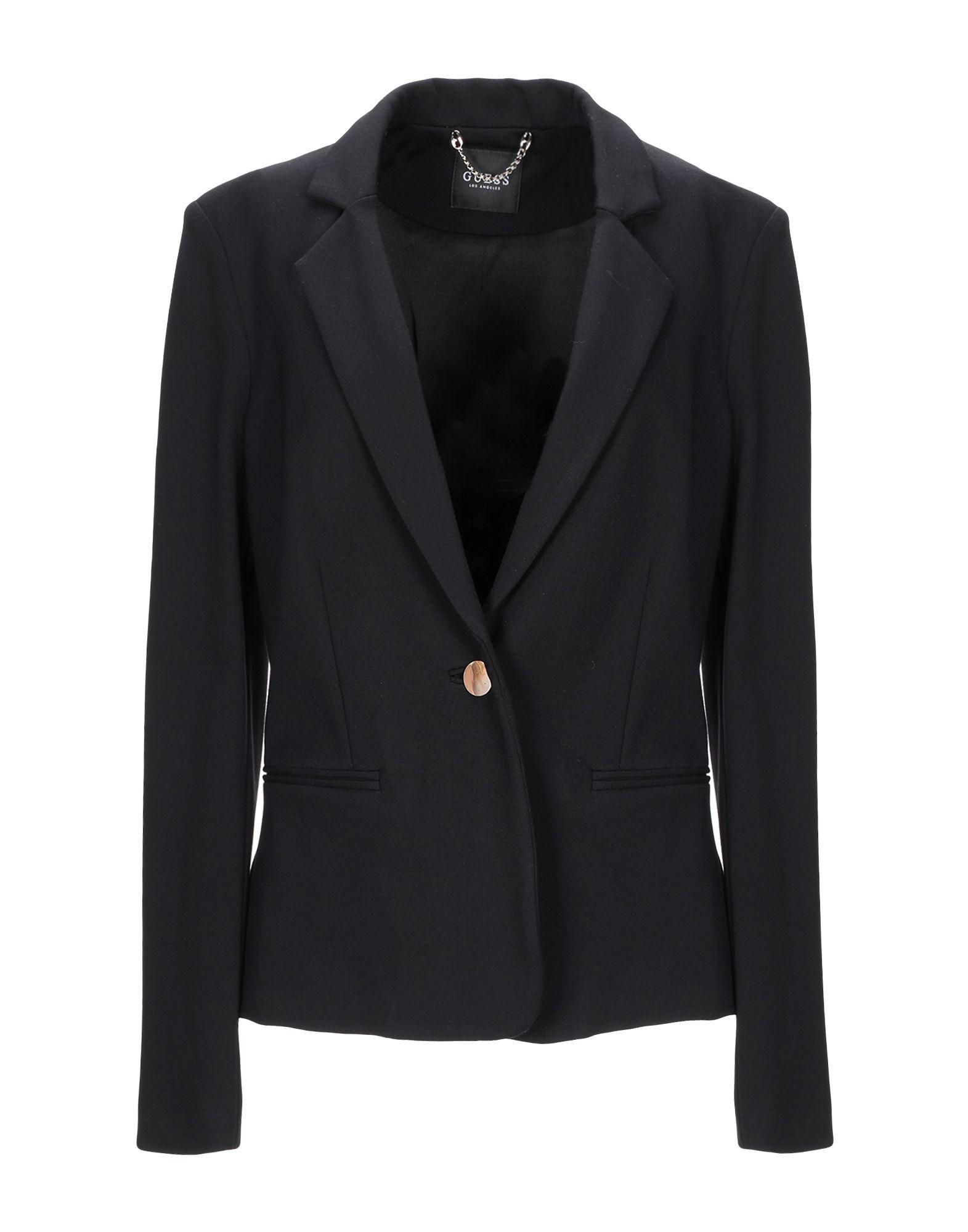 Guess Synthetic Blazer in Black - Lyst