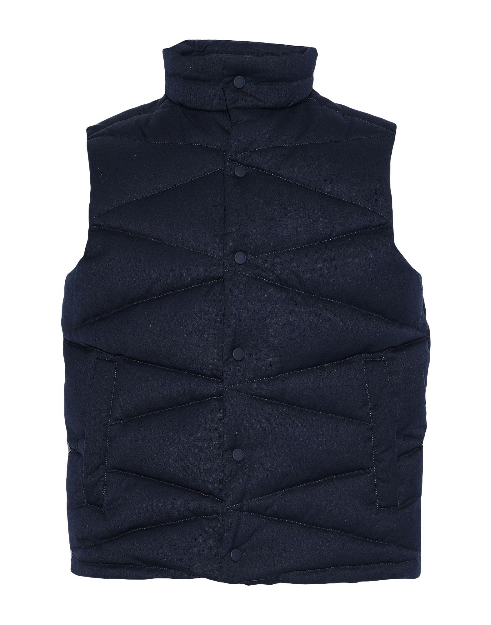 Emporio Armani Wool Down Jacket in Dark Blue (Blue) for Men - Lyst