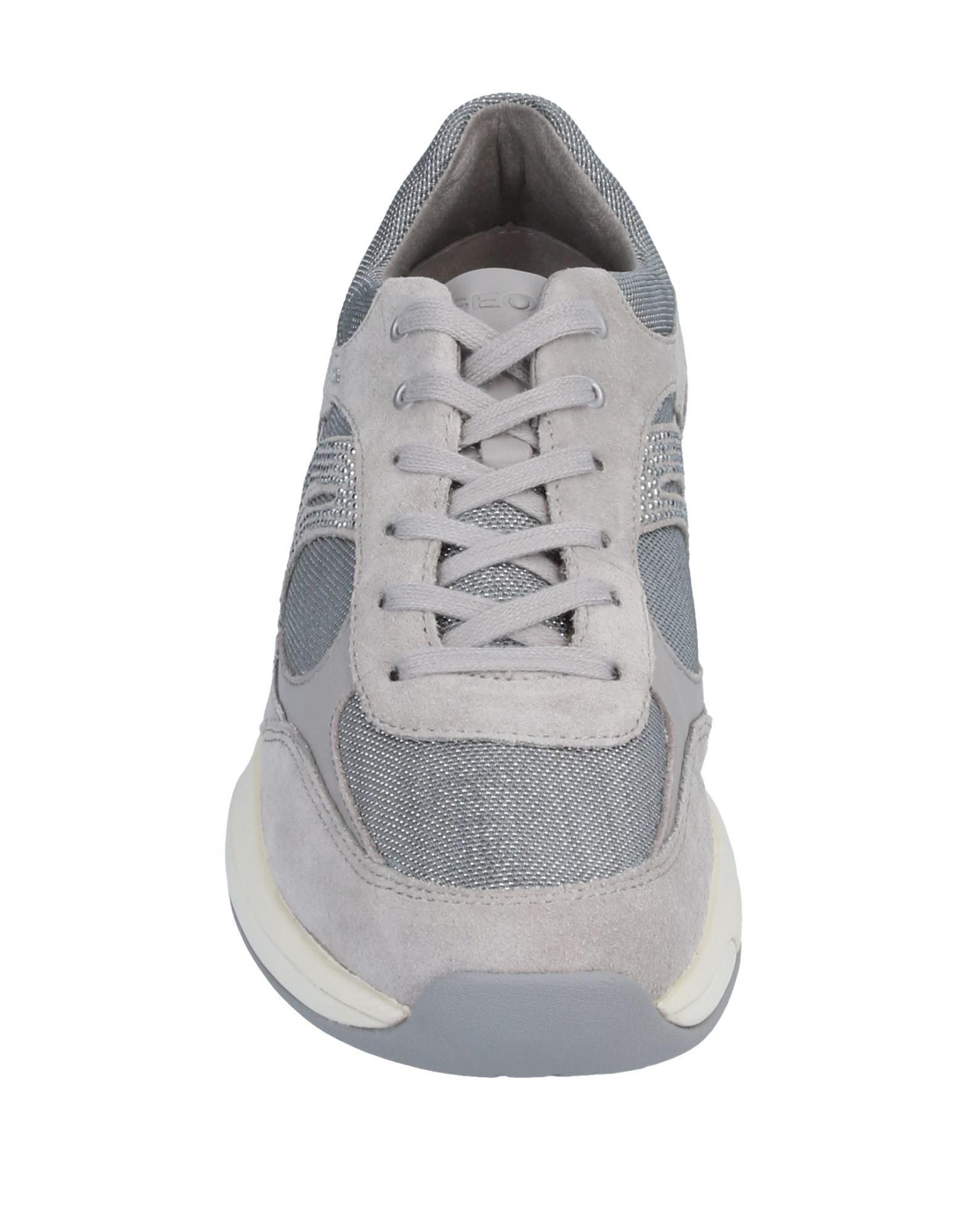 Geox Rubber Low-tops & Sneakers in Grey (Gray) - Lyst