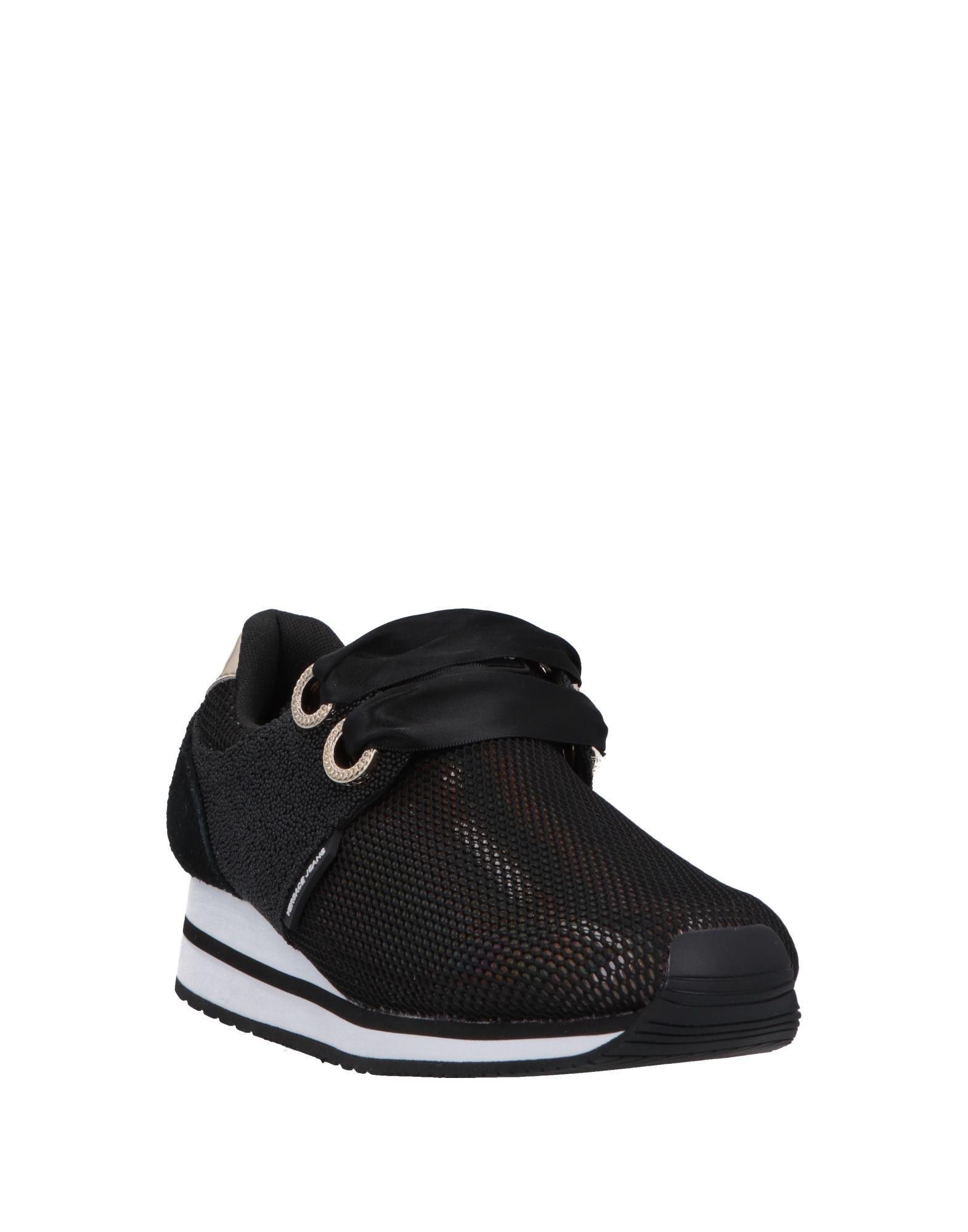Versace Jeans Leather Low-tops & Sneakers in Black - Save 26% - Lyst