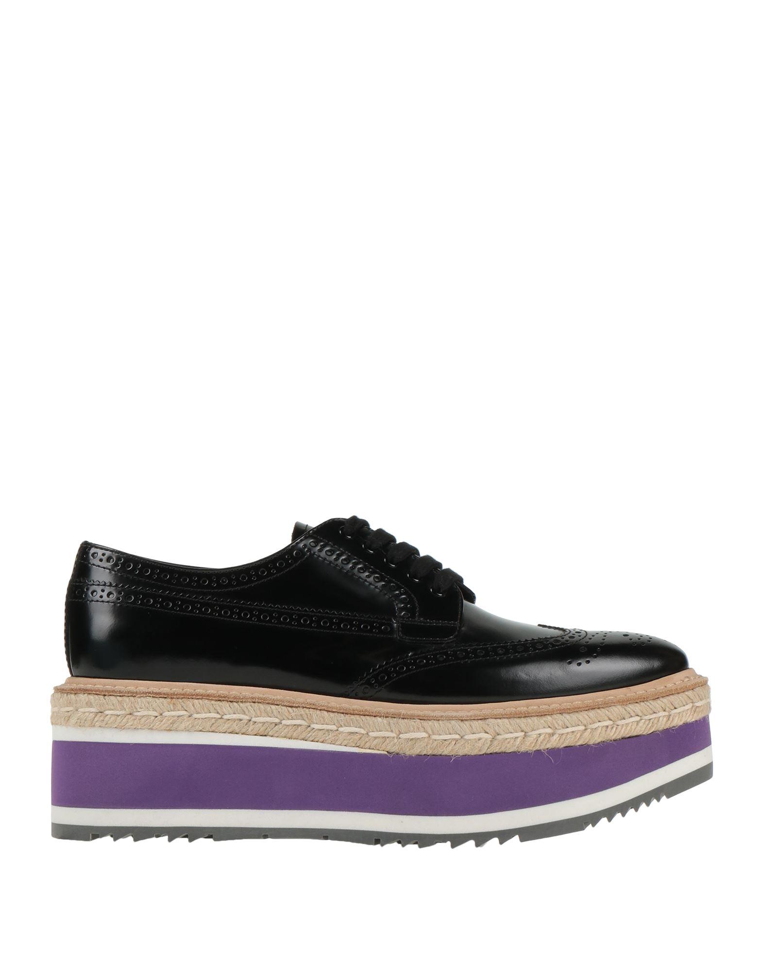 Prada Lace-up Shoes in Black | Lyst