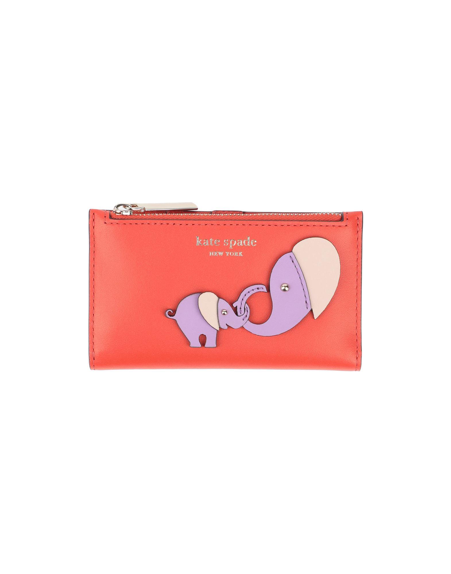 orange kate spade wallet