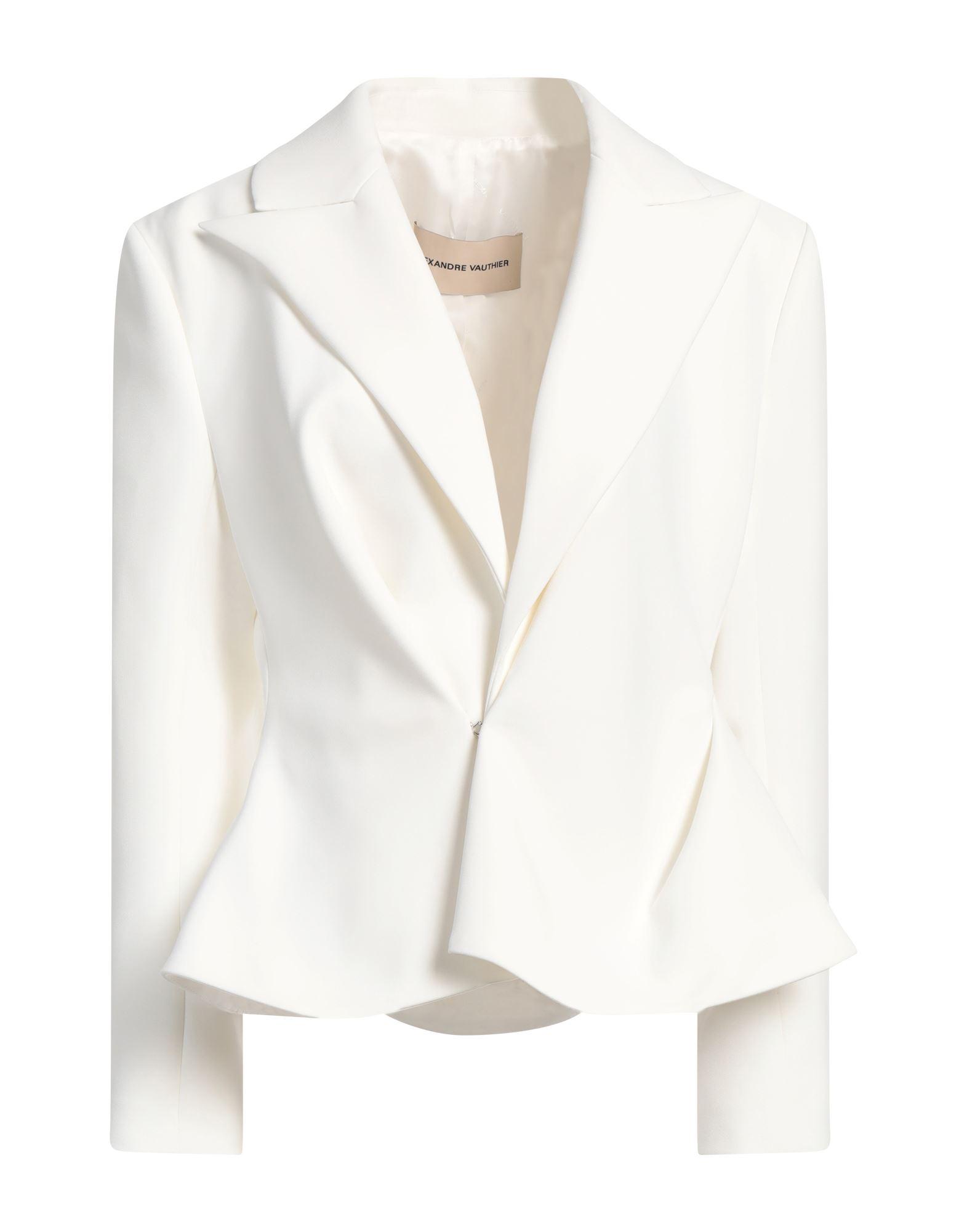 ジャケット ALEXANDRE VAUTHIER Ivory stretch viscose blend blazer Alexandre Vauthier single-breasted Blazer | White | FARFETCH