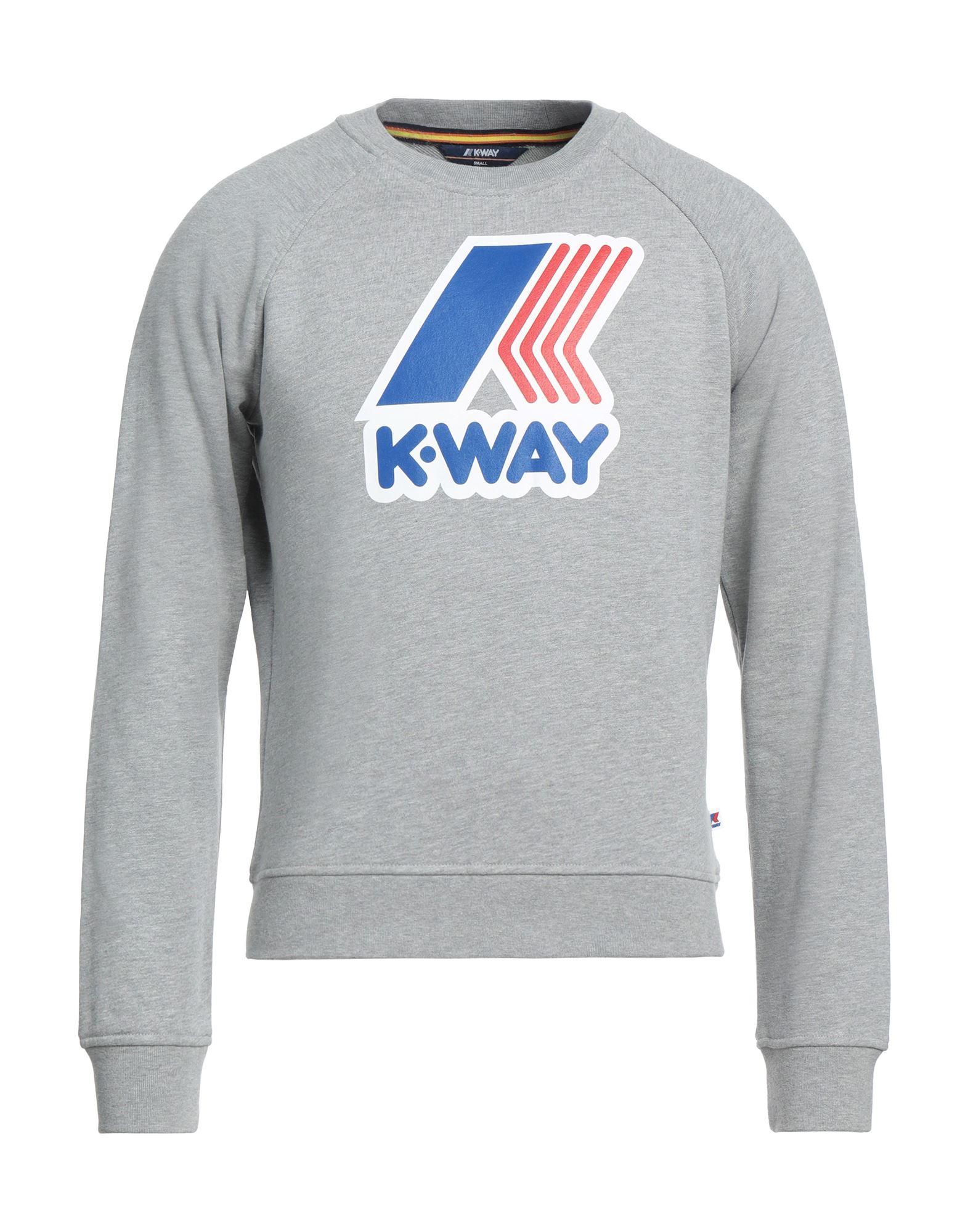 K-Way Sweatshirt in Gray for Men | Lyst
