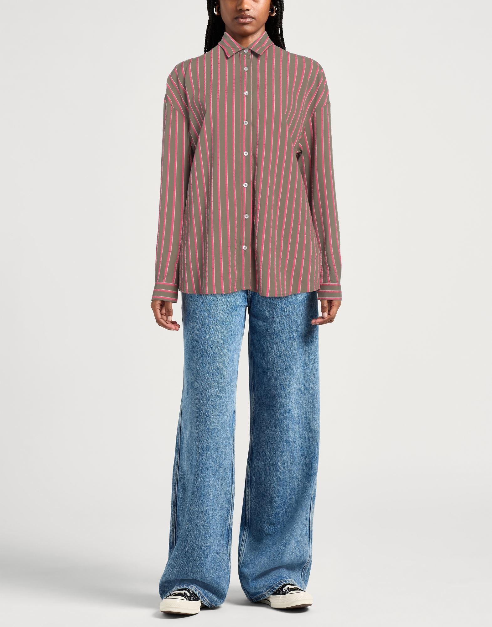 Stella Jean Khaki Shirt Viscose, Polyester in Pink Lyst UK