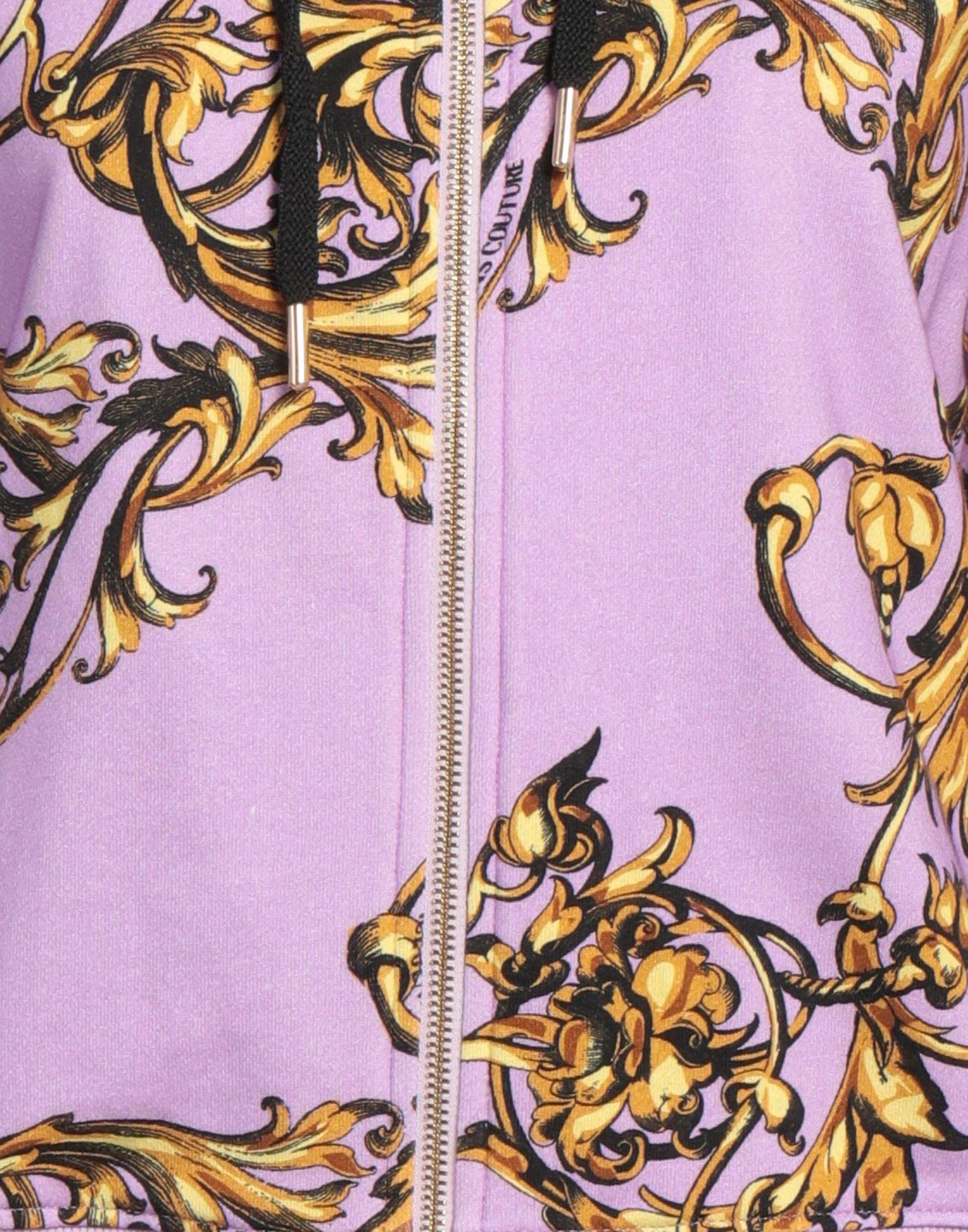 Versace Jeans Couture Sweatshirt in Purple | Lyst