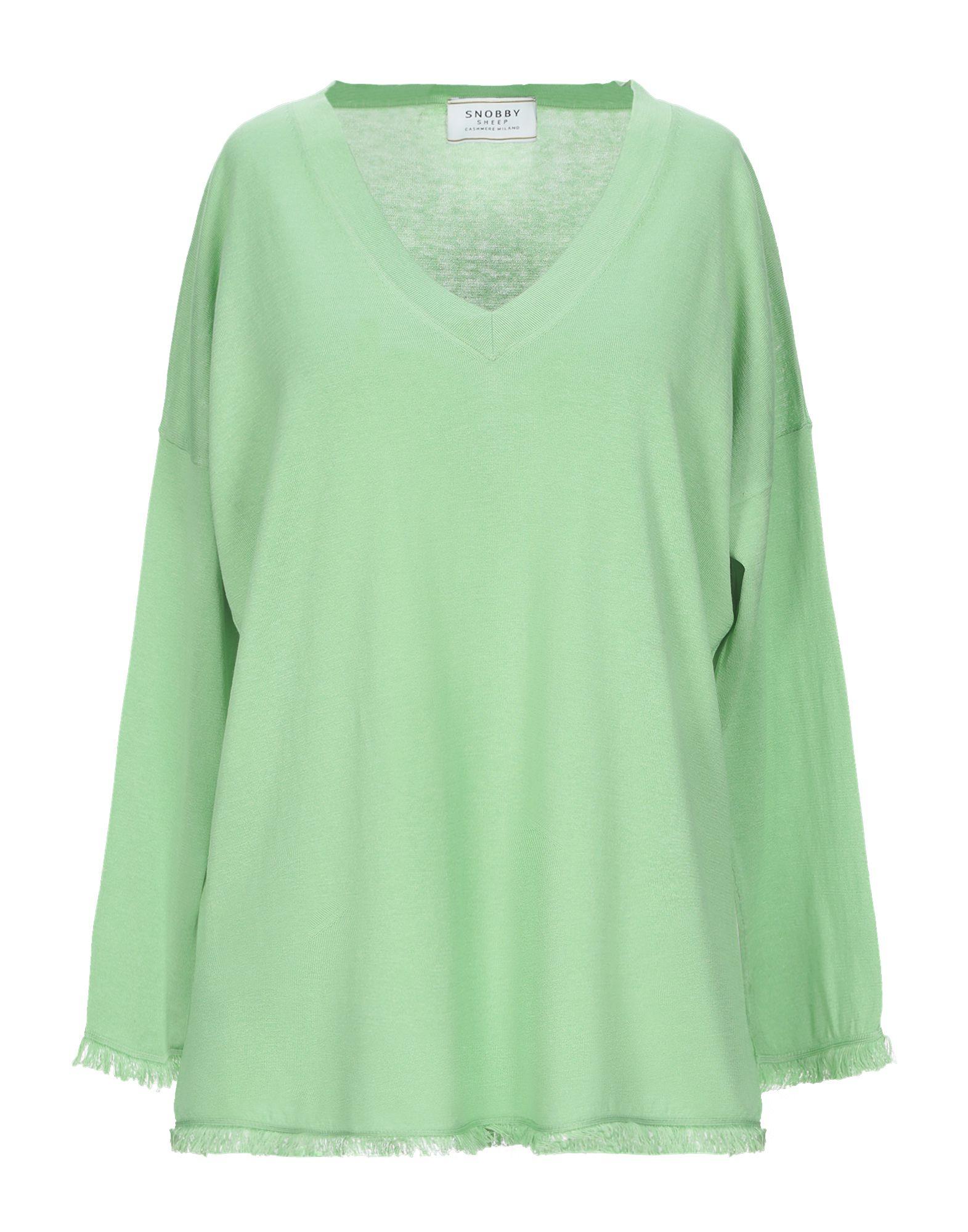 Snobby Sheep Silk Sweater in Light Green (Green) - Lyst