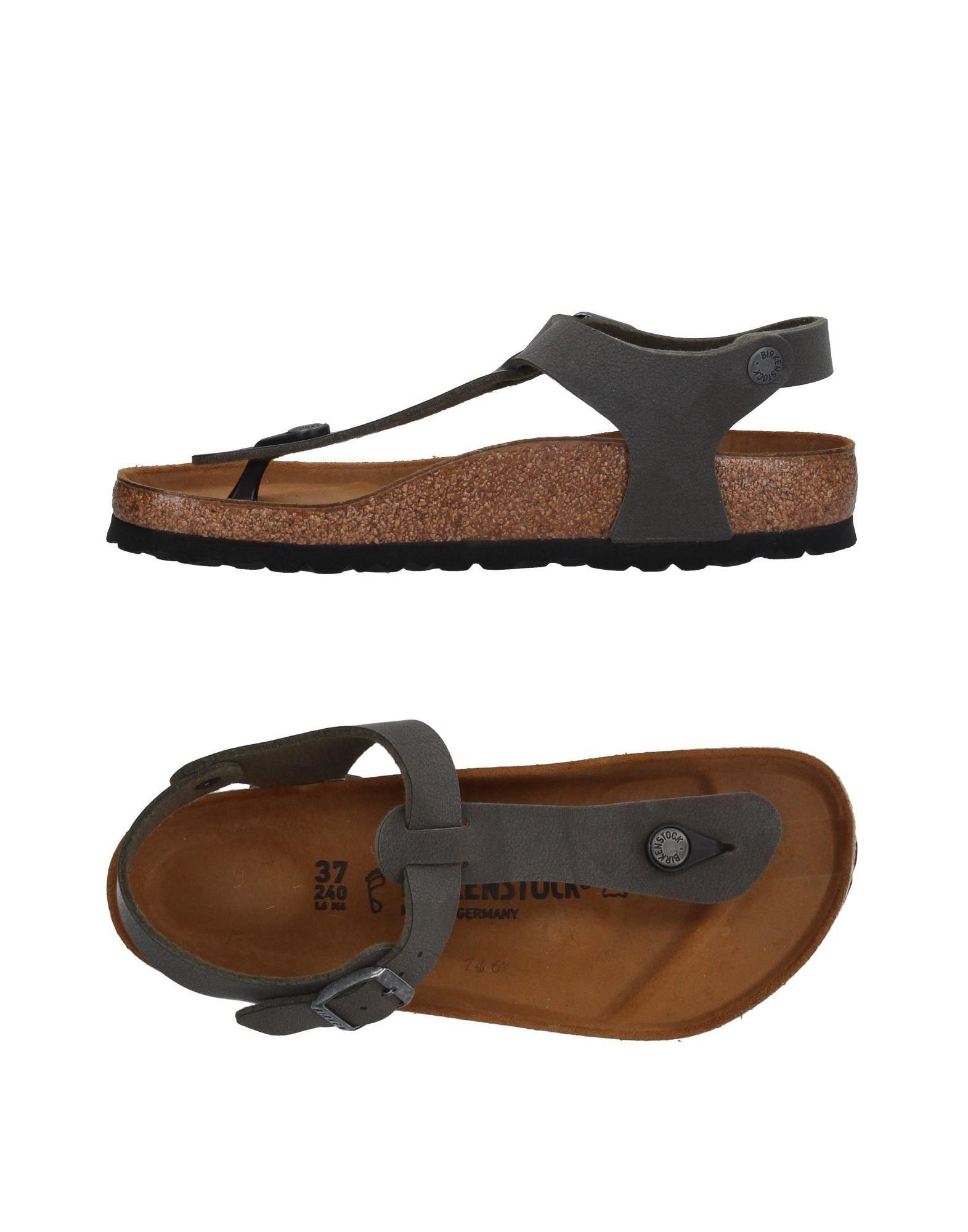 Birkenstock Toe Strap Sandal in Grey (Gray) - Lyst