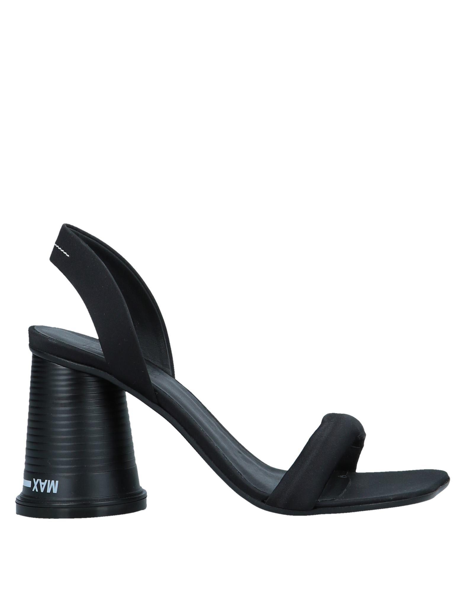 MM6 by Maison Martin Margiela Plastic Cup-heel Sandals in Black | Lyst
