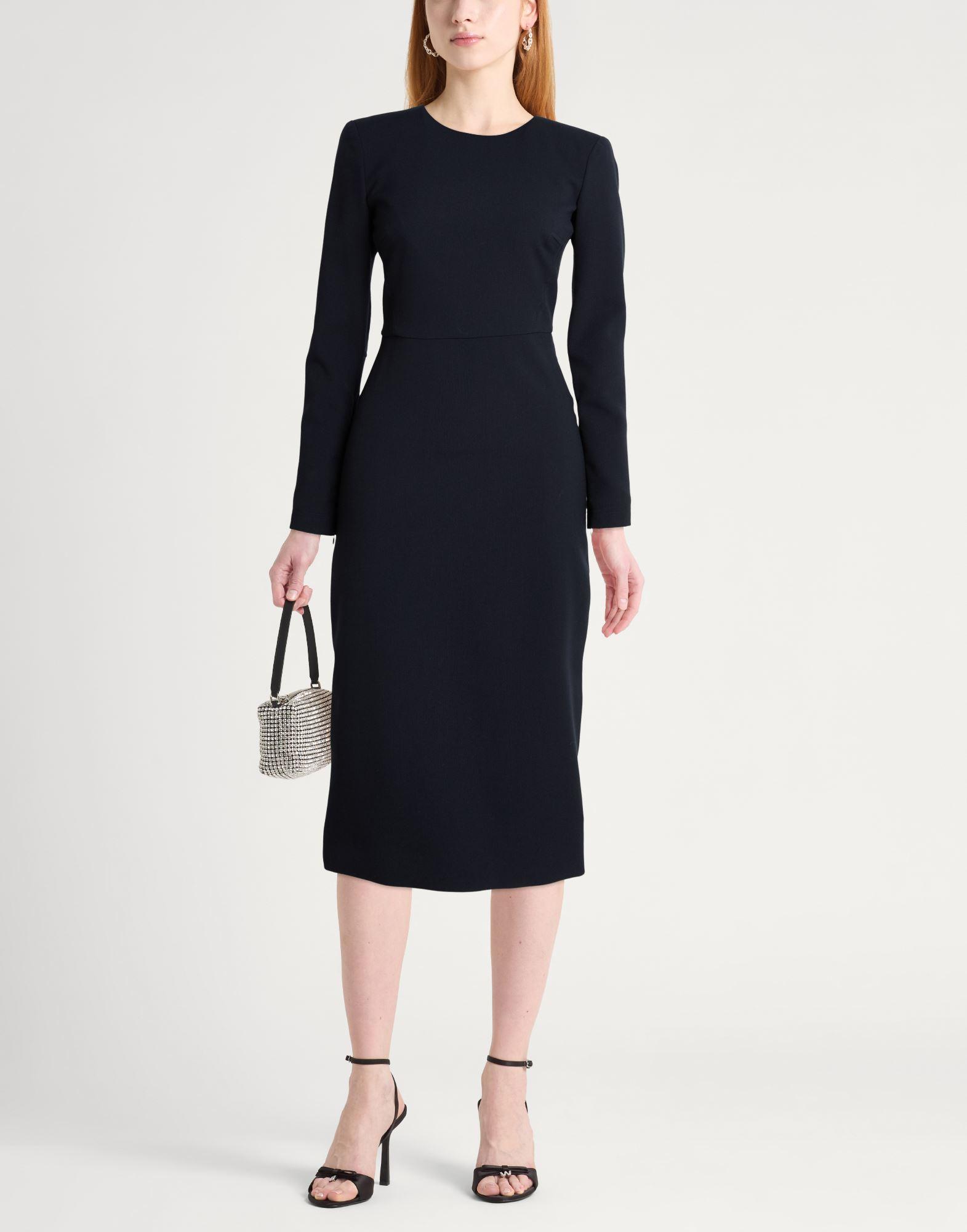 designer woolen dresses for ladies Long Wool Waisted Ladies Dress, High Collar Dress, 50's Style Winter Dress, Modest Prairie Dress,Woolen Shirt Dress,Flattering Elegant Dress