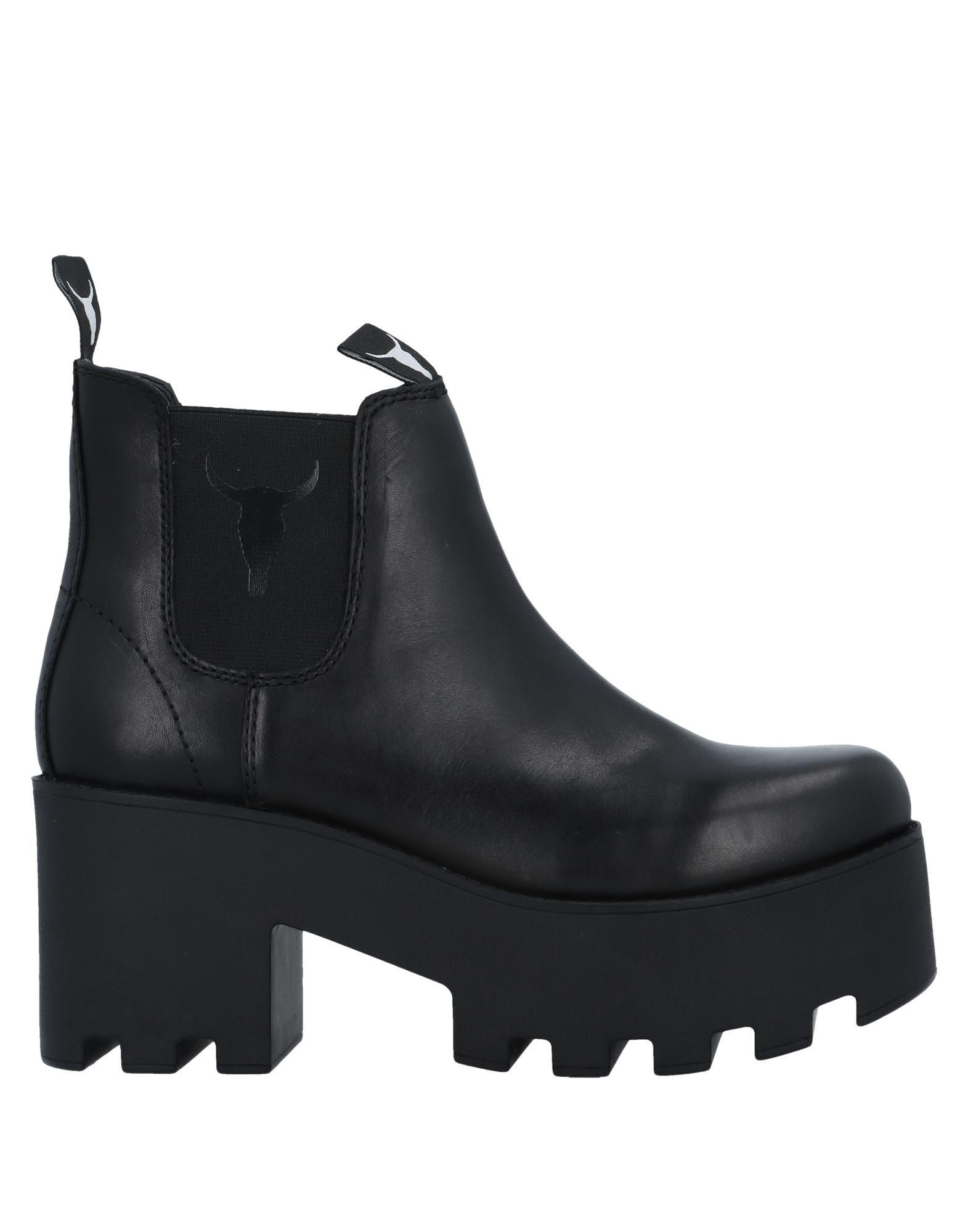 Windsor Smith Leather Ankle Boots in Black - Lyst