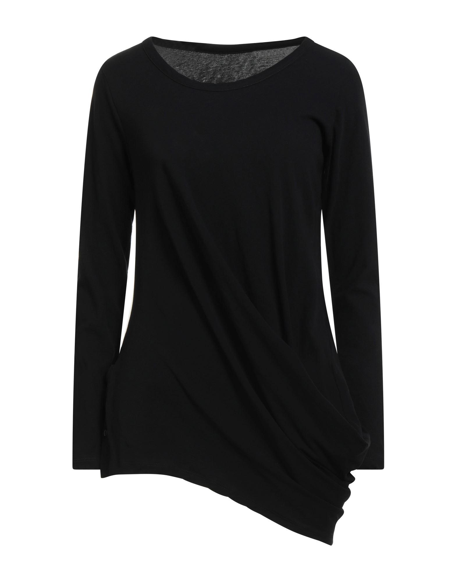 トップス Yohji Yamamoto Long-sleeved top COSMORAMA COTTON DRAPED LONG SLEEVE BUTTON-UP TURTLENECK TOP
