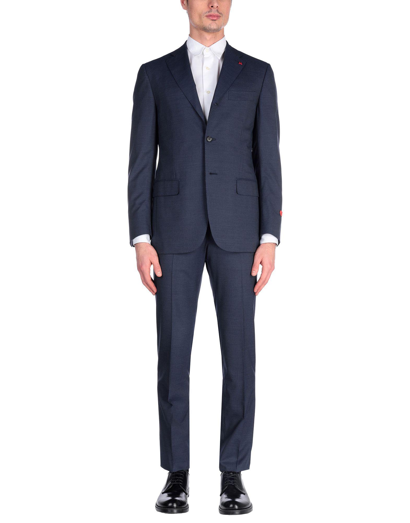 Isaia Suit in Blue for Men - Lyst