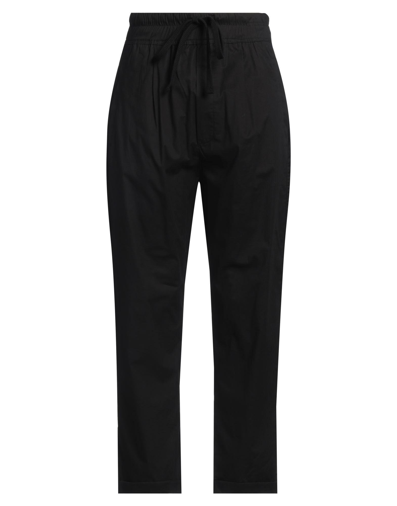 パンツ THOM KROM Women Straight Pants WP5 BLACK Stretch Wool Wide Trousers by Thom Krom | Shop Untitled NYC