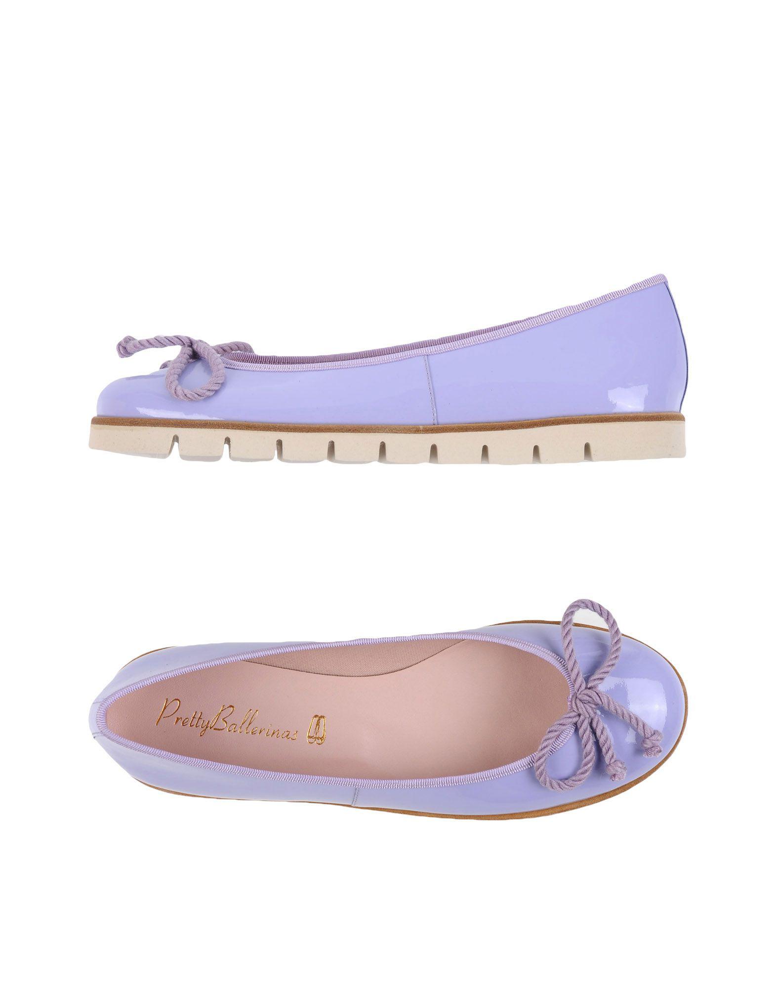 Pretty Ballerinas Leather Ballet Flats in Lilac (Purple) Lyst