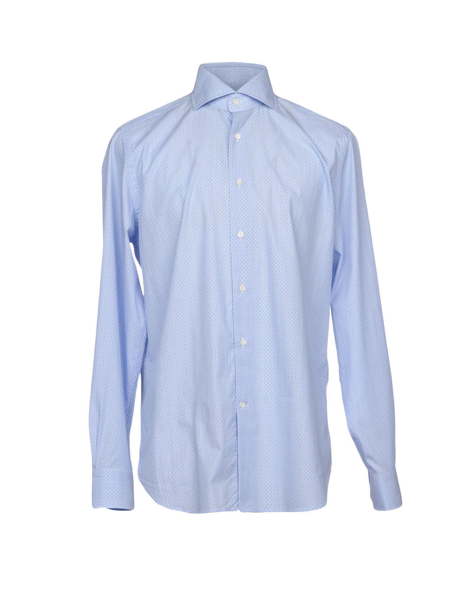 SCABAL® Cotton Shirt in Sky Blue (Blue) for Men - Lyst