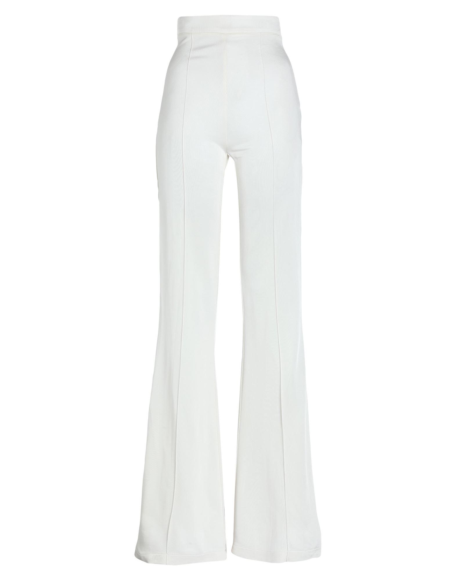 Elisabetta Franchi Synthetic Pants in Ivory (White) | Lyst