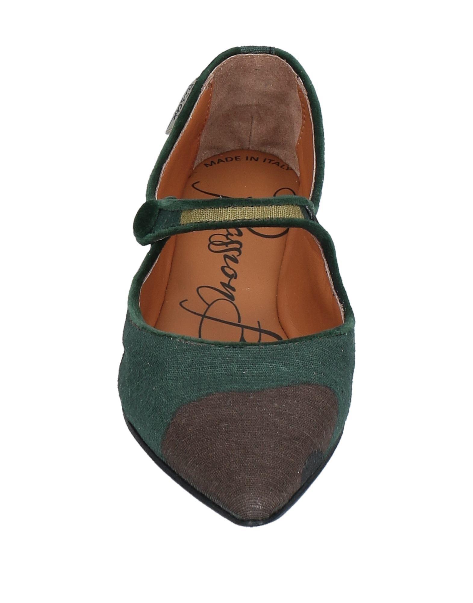Passion Blanche Ballet Flats in Green | Lyst