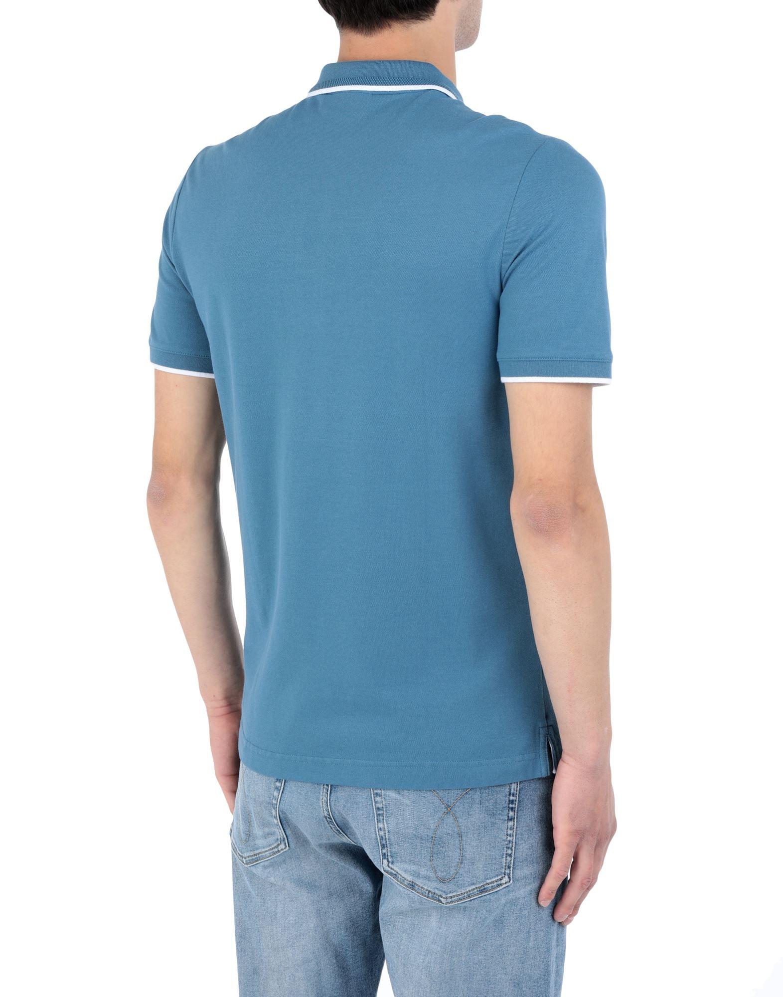 calvin klein blue polo shirt