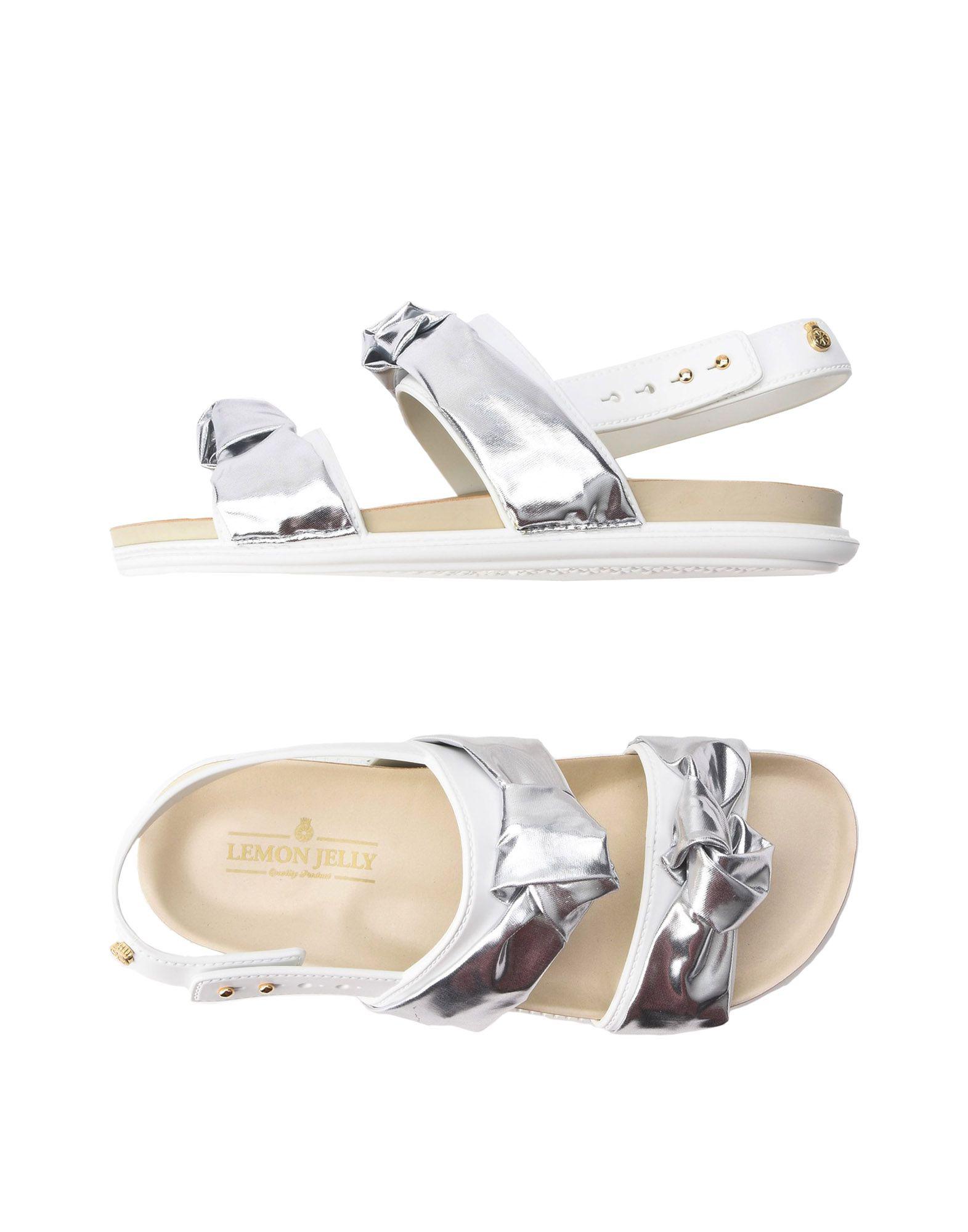 jelly white sandals