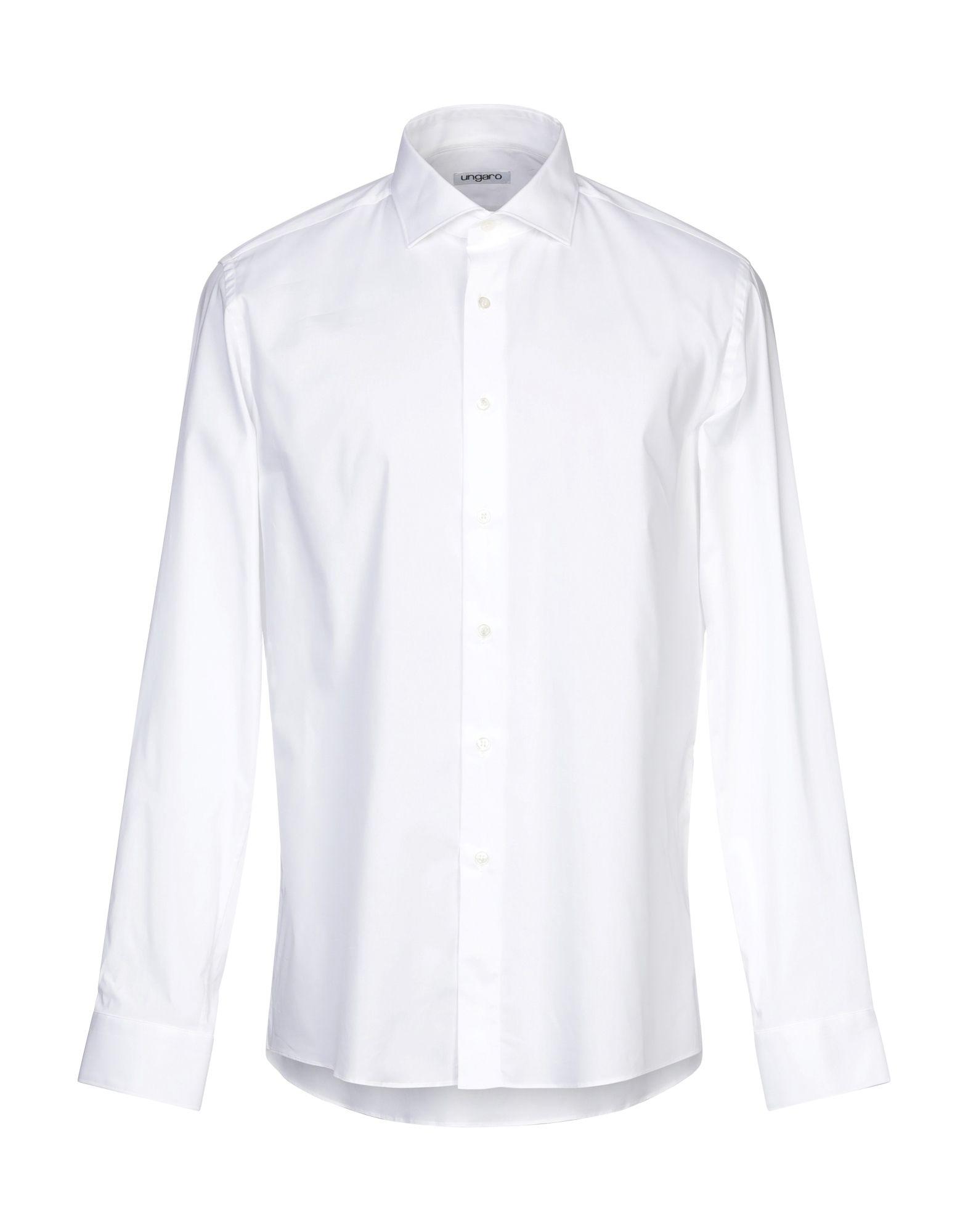 Emanuel Ungaro Cotton Shirt in White for Men - Lyst