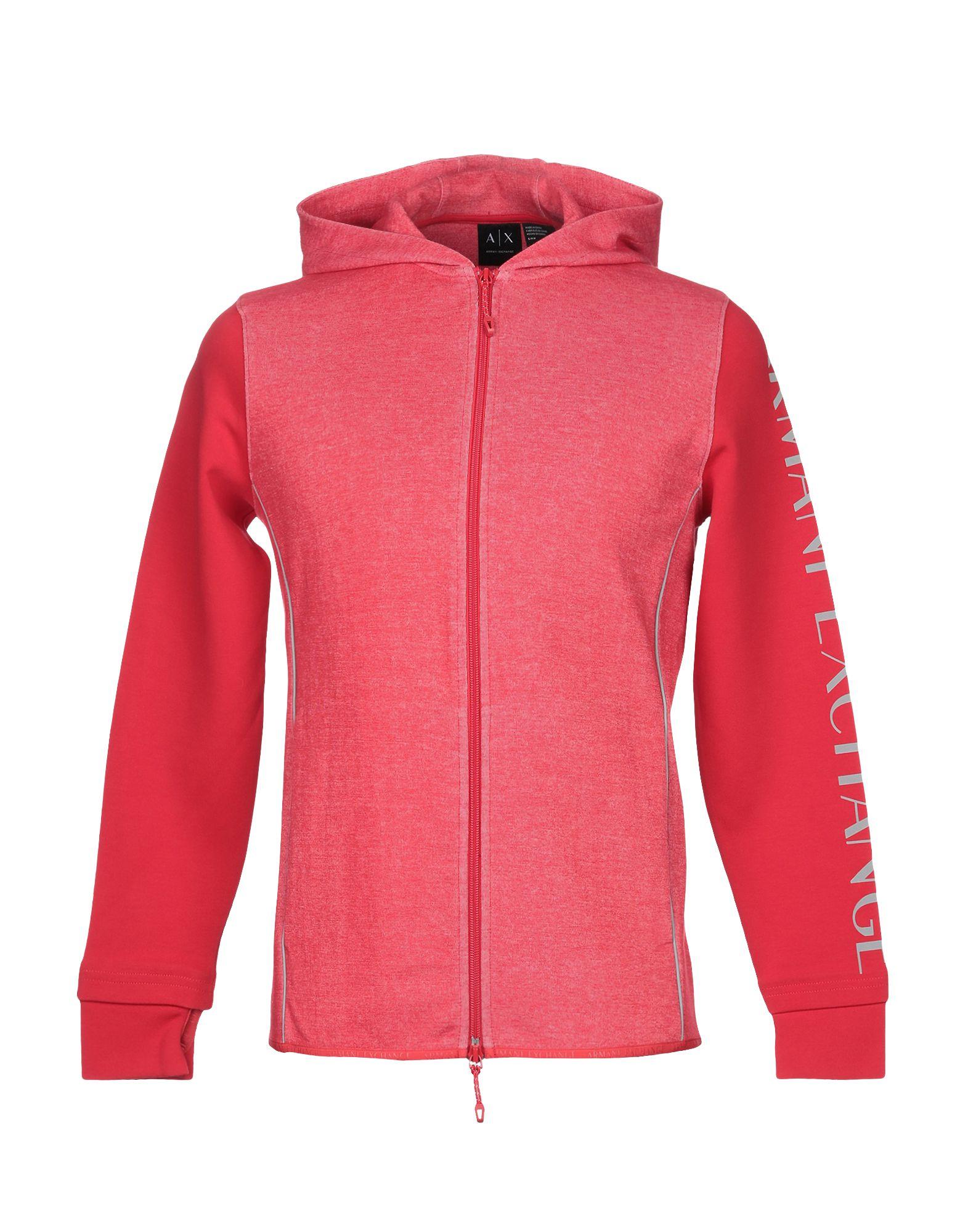 Armani Exchange Synthetic Sweatshirt in Red for Men Lyst