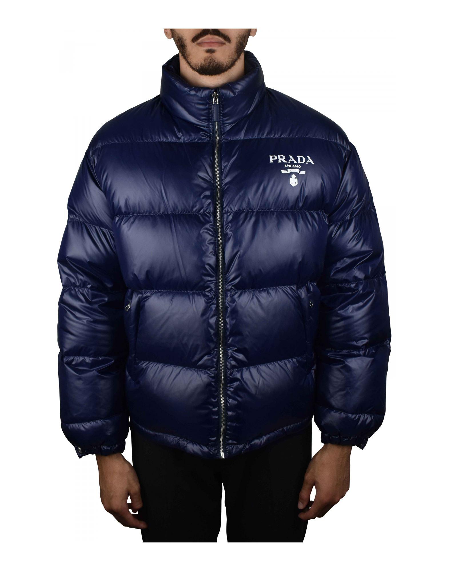 Prada Daunenjacke in Blau für Herren Lyst DE