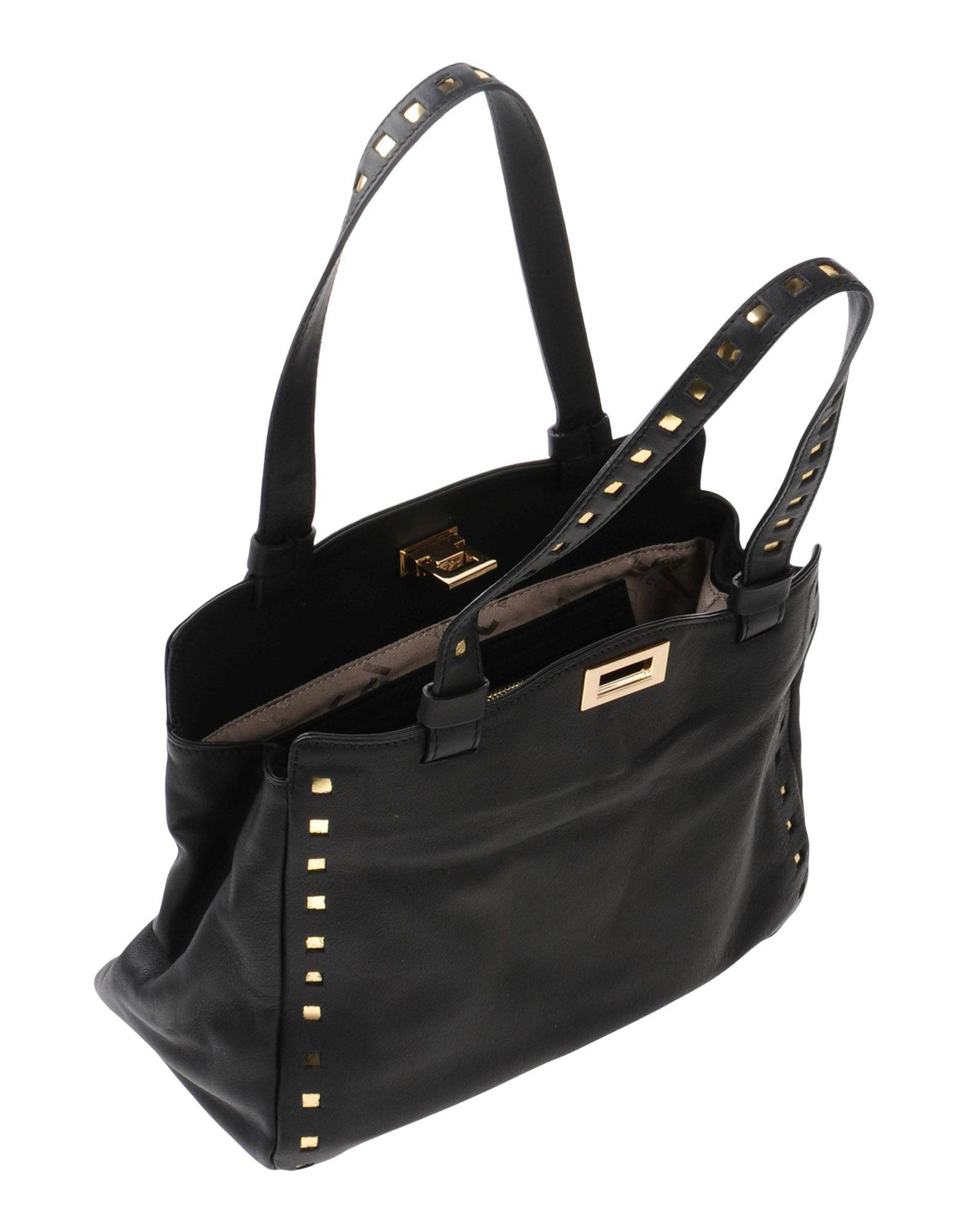 J&C JACKYCELINE Leather Handbags in Black | Lyst