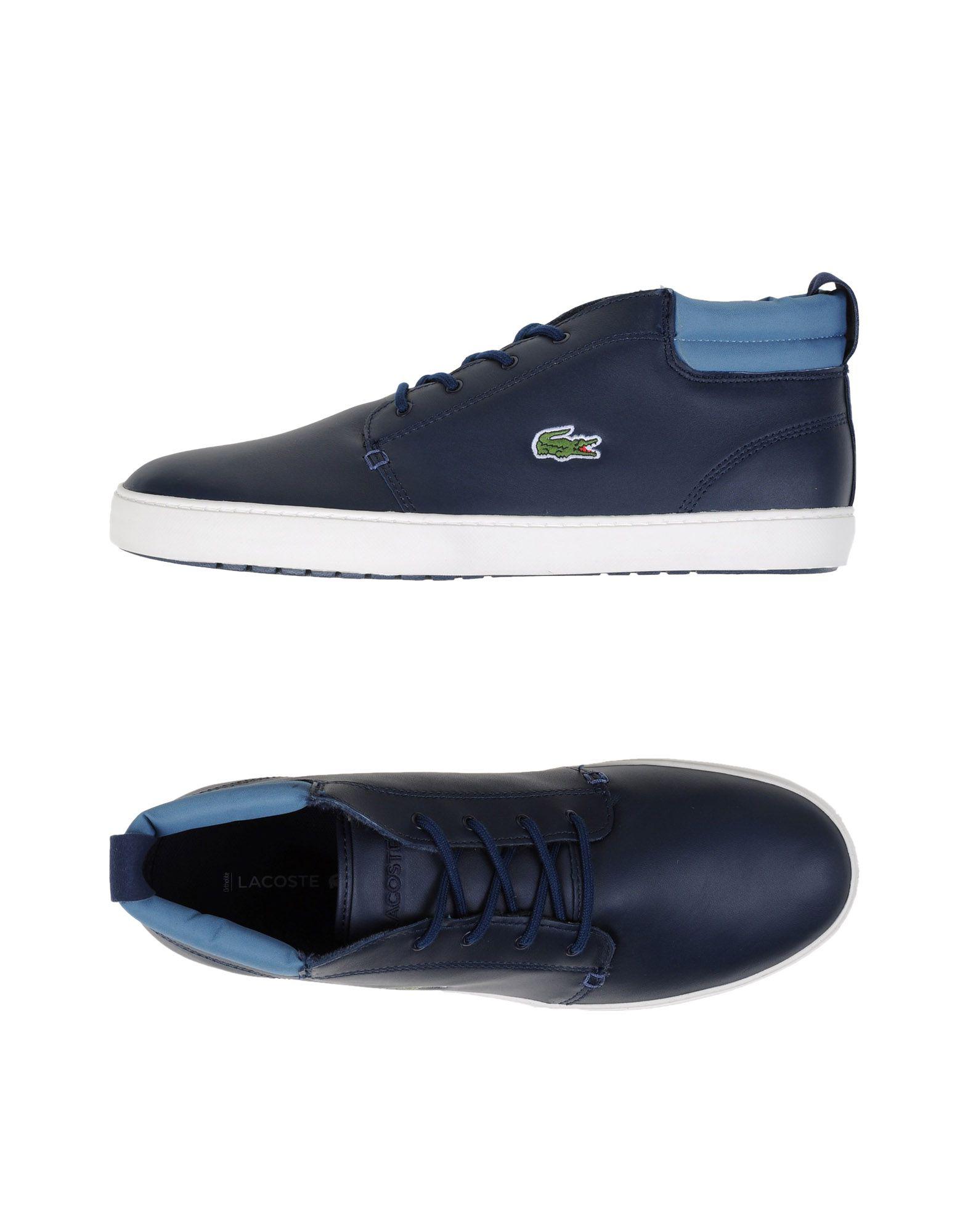Lyst - Lacoste High-tops & Sneakers in Blue for Men