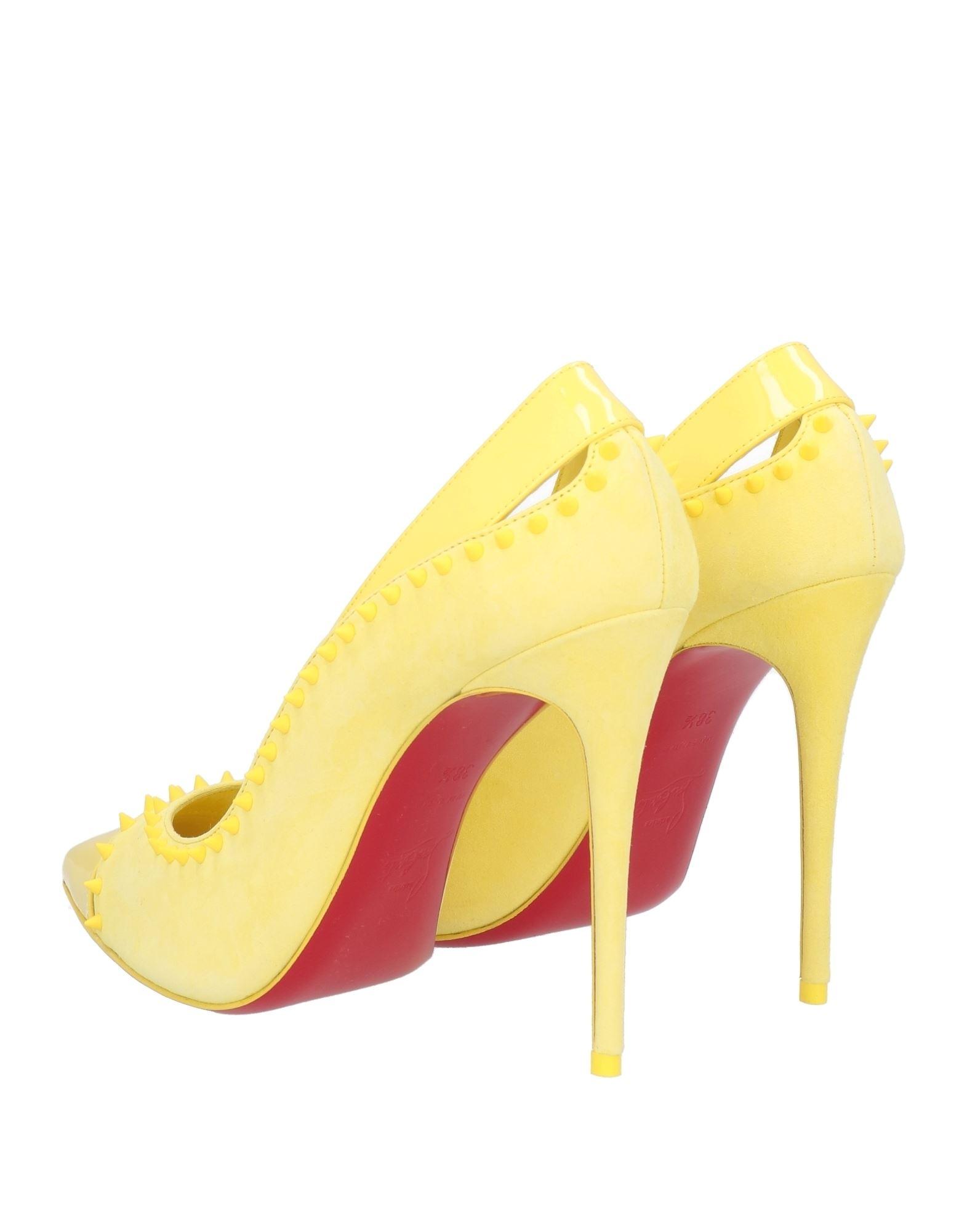 Christian louboutin yellow pumps 2025