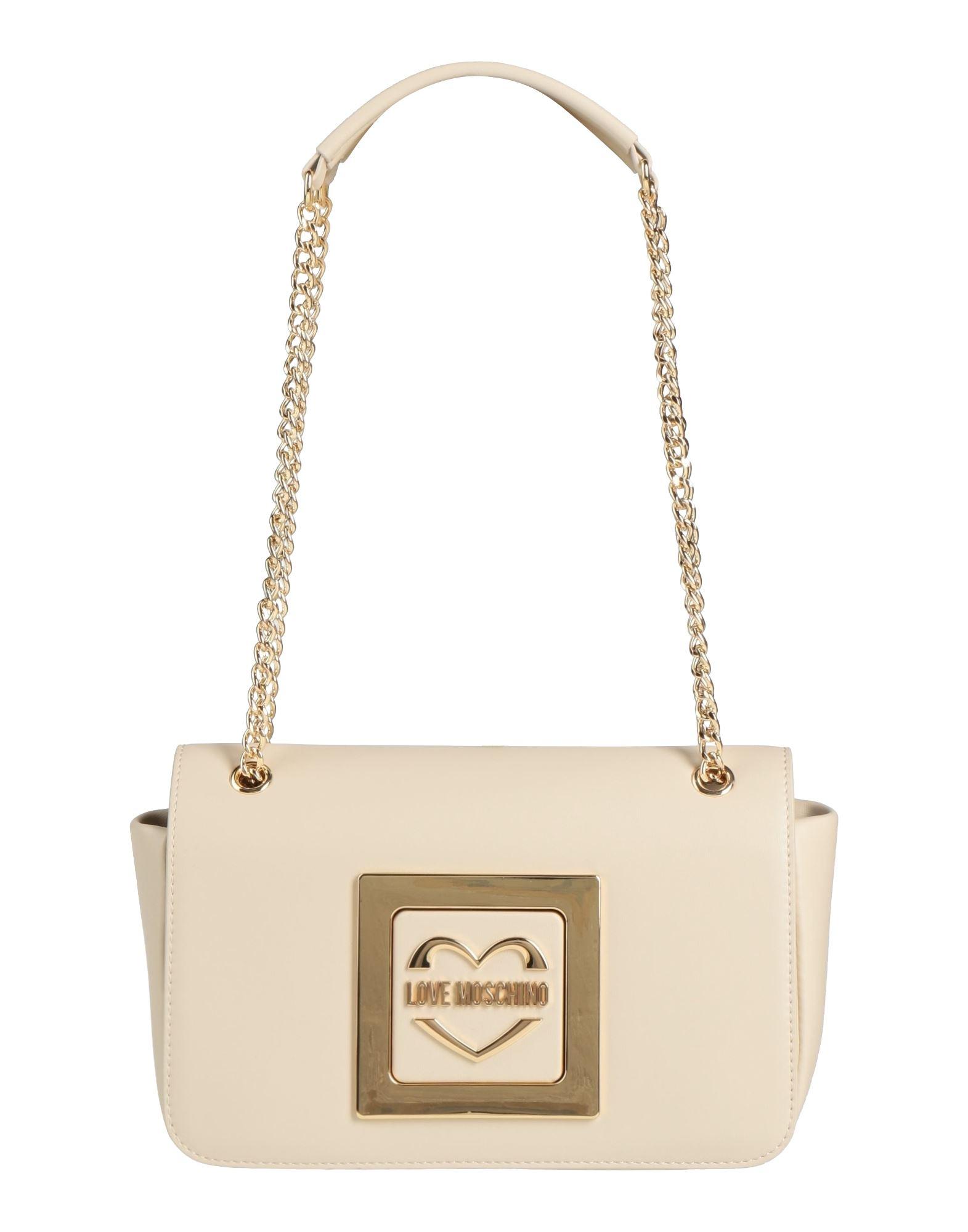 Love Moschino Shoulder Bag in Natural | Lyst