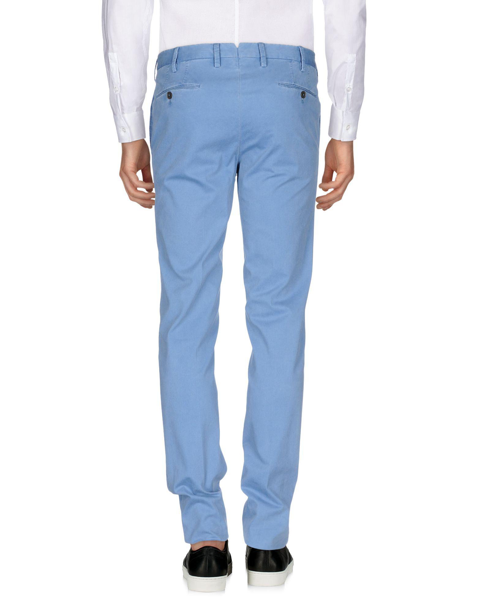 PT01 Cotton Casual Trouser in Sky Blue (Blue) for Men - Lyst