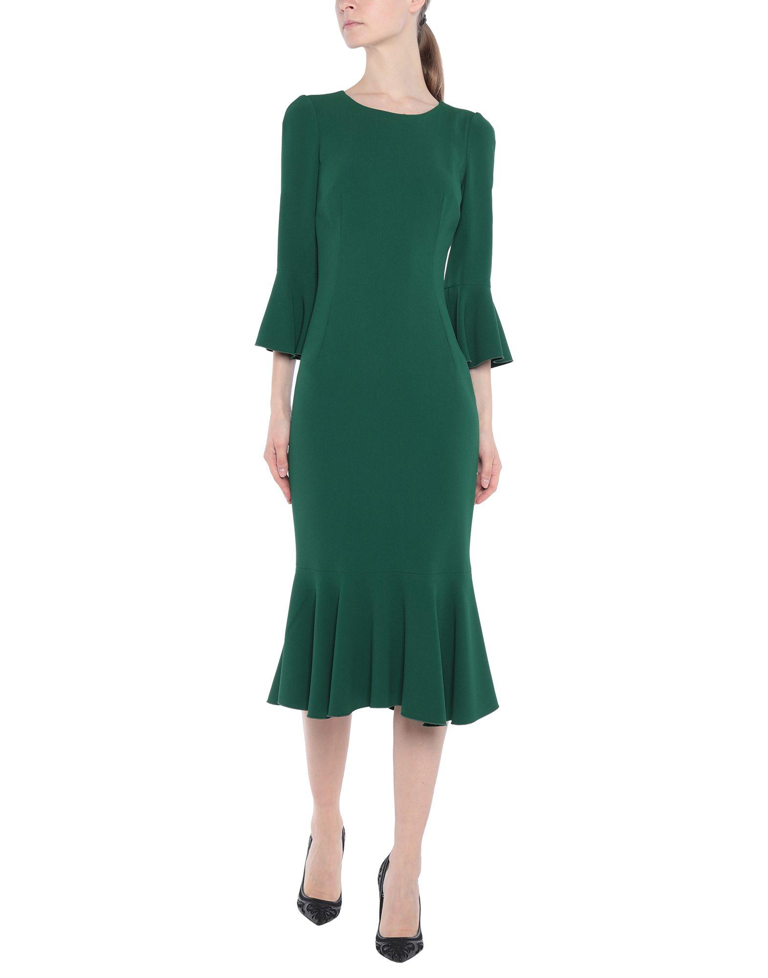 dolce and gabbana dress green