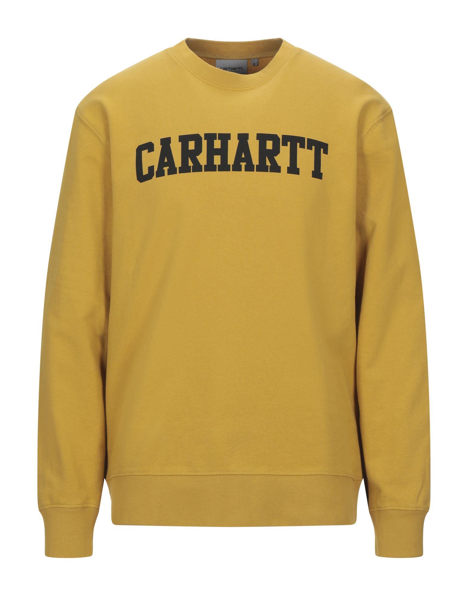 Carhartt Sweatshirt in Yellow for Men - Lyst