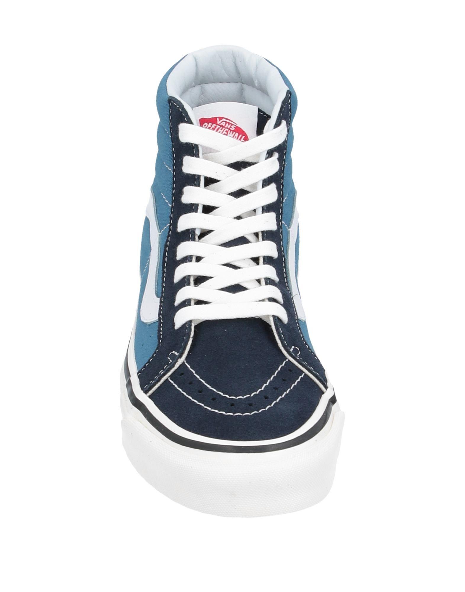 dark blue high top vans
